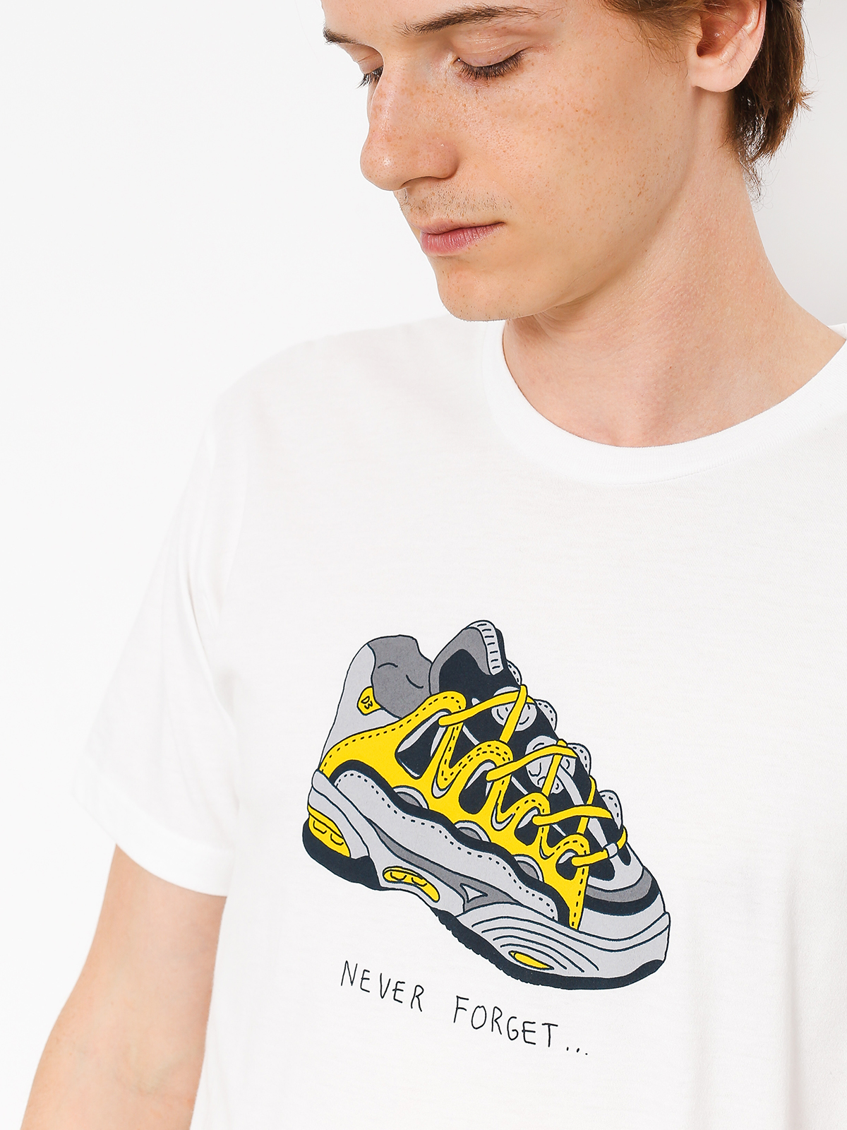 Enjoi T-shirt Never Forget Premium (white)