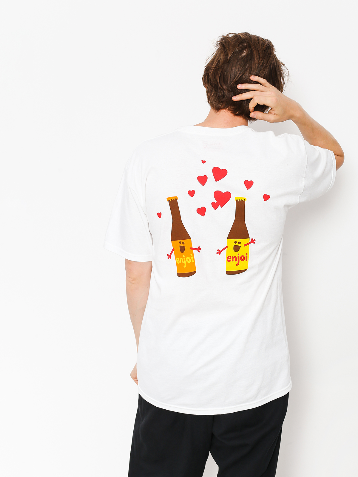 Enjoi T-shirt Smitten Beer (white)