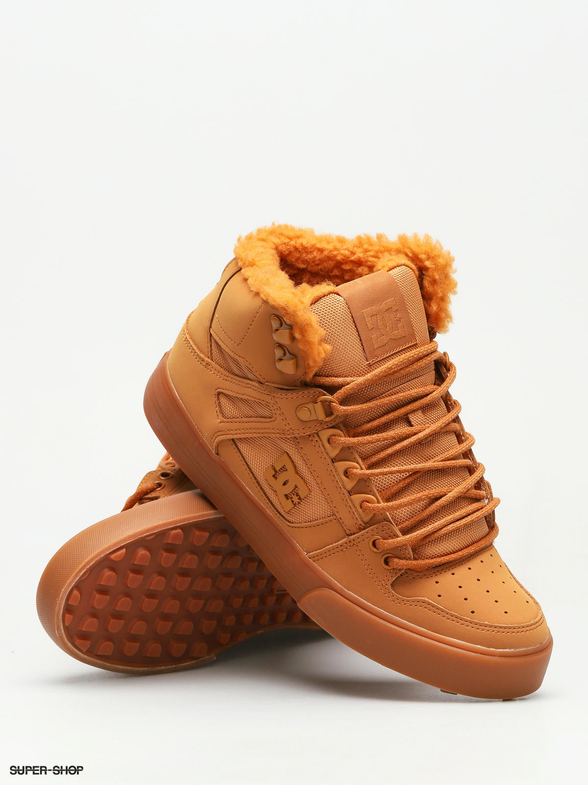 White Wheat DC Shoes Pure High Top WC WNT 