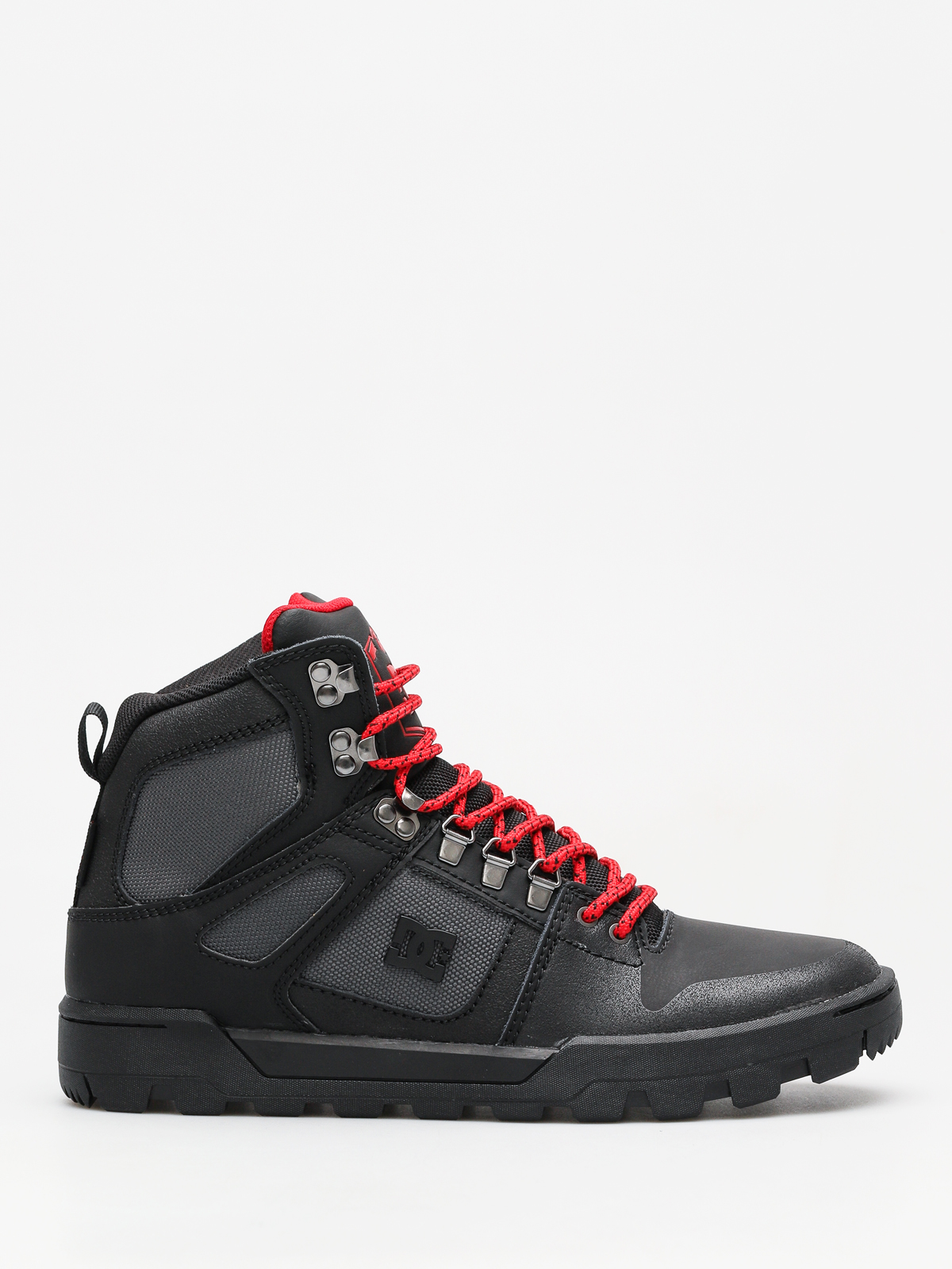 DC Winter shoes Pure High Top Wr Boot (black/grey/red)