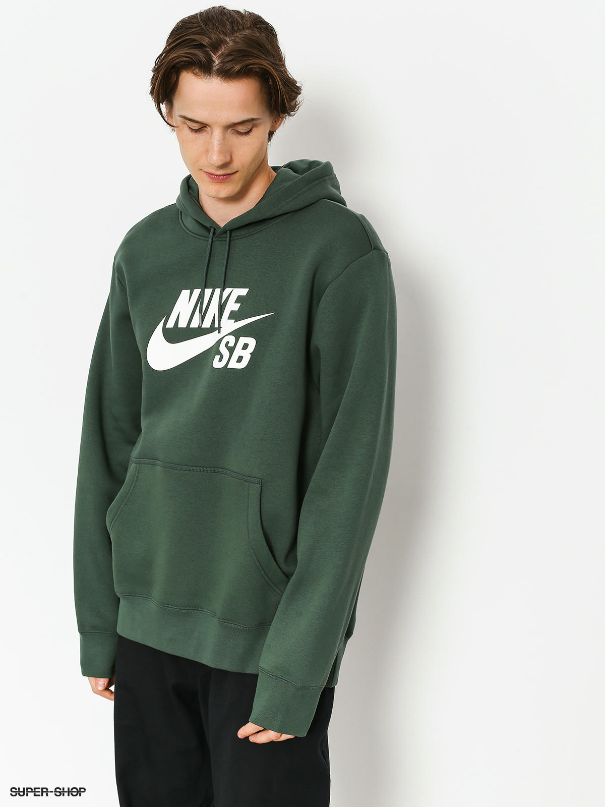 Nike sb deals hoodie green