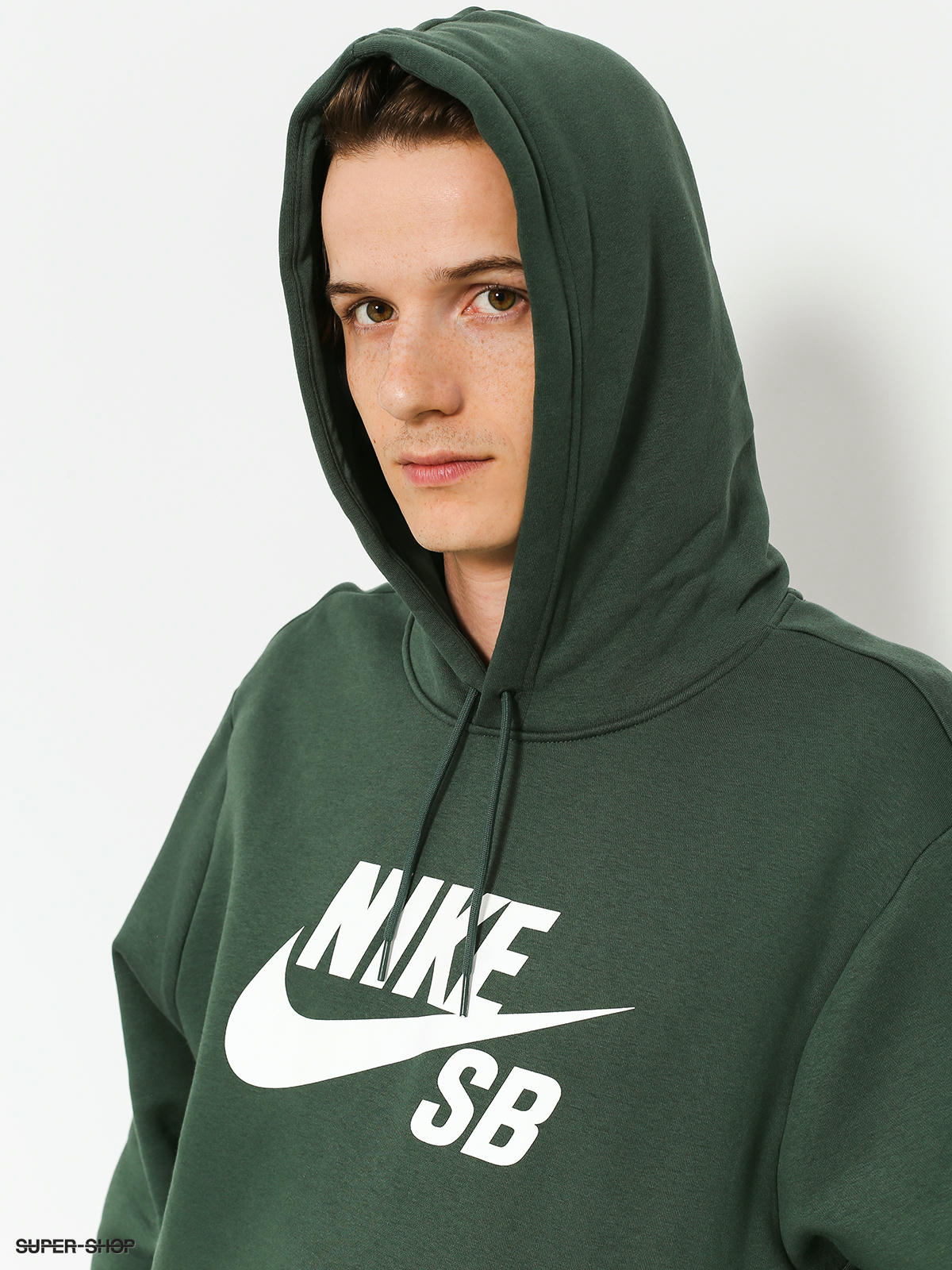 Green nike clearance sb hoodie