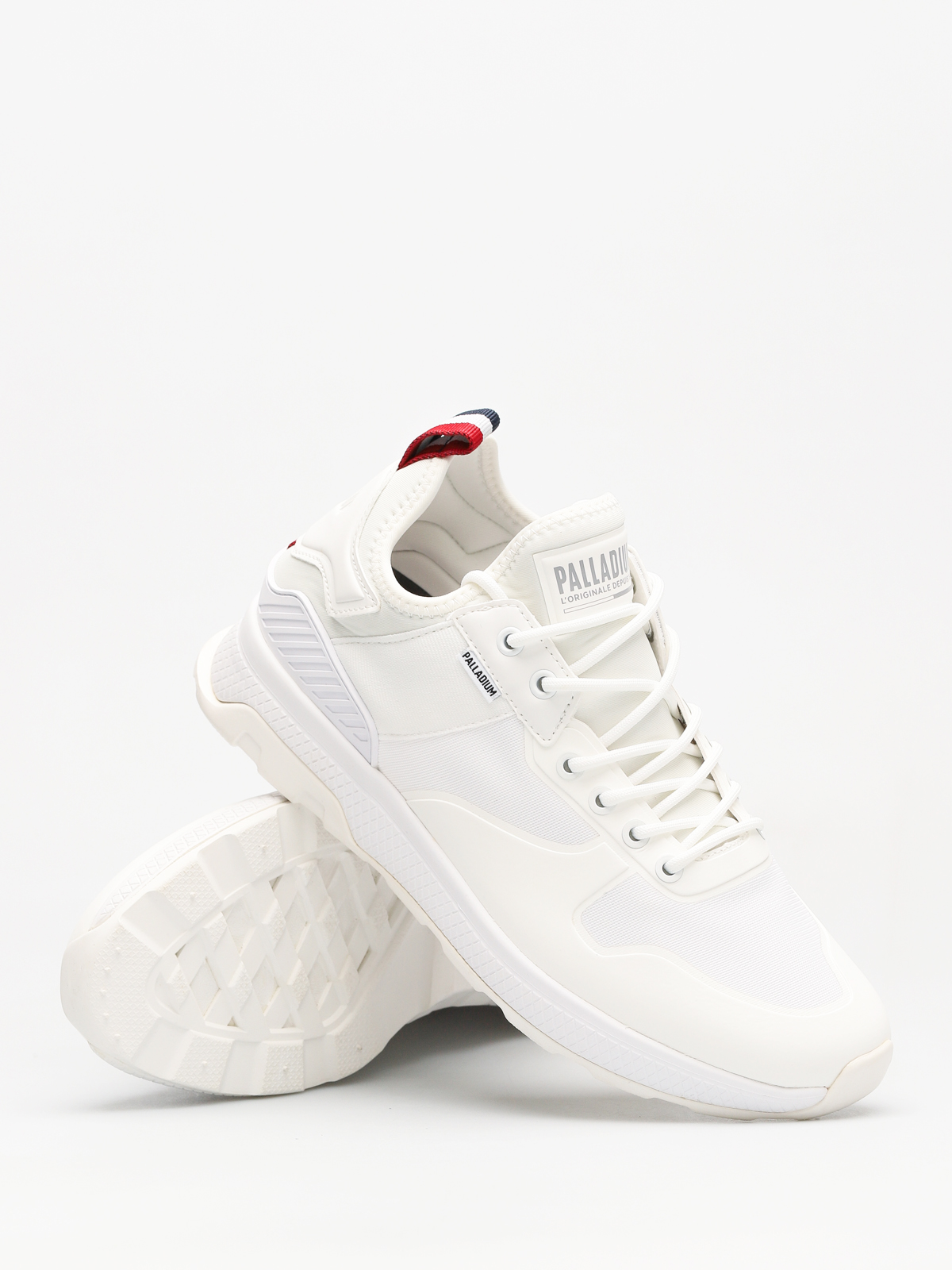 Palladium Shoes Ax_Eon Army Runner Amphibian (star white/white)