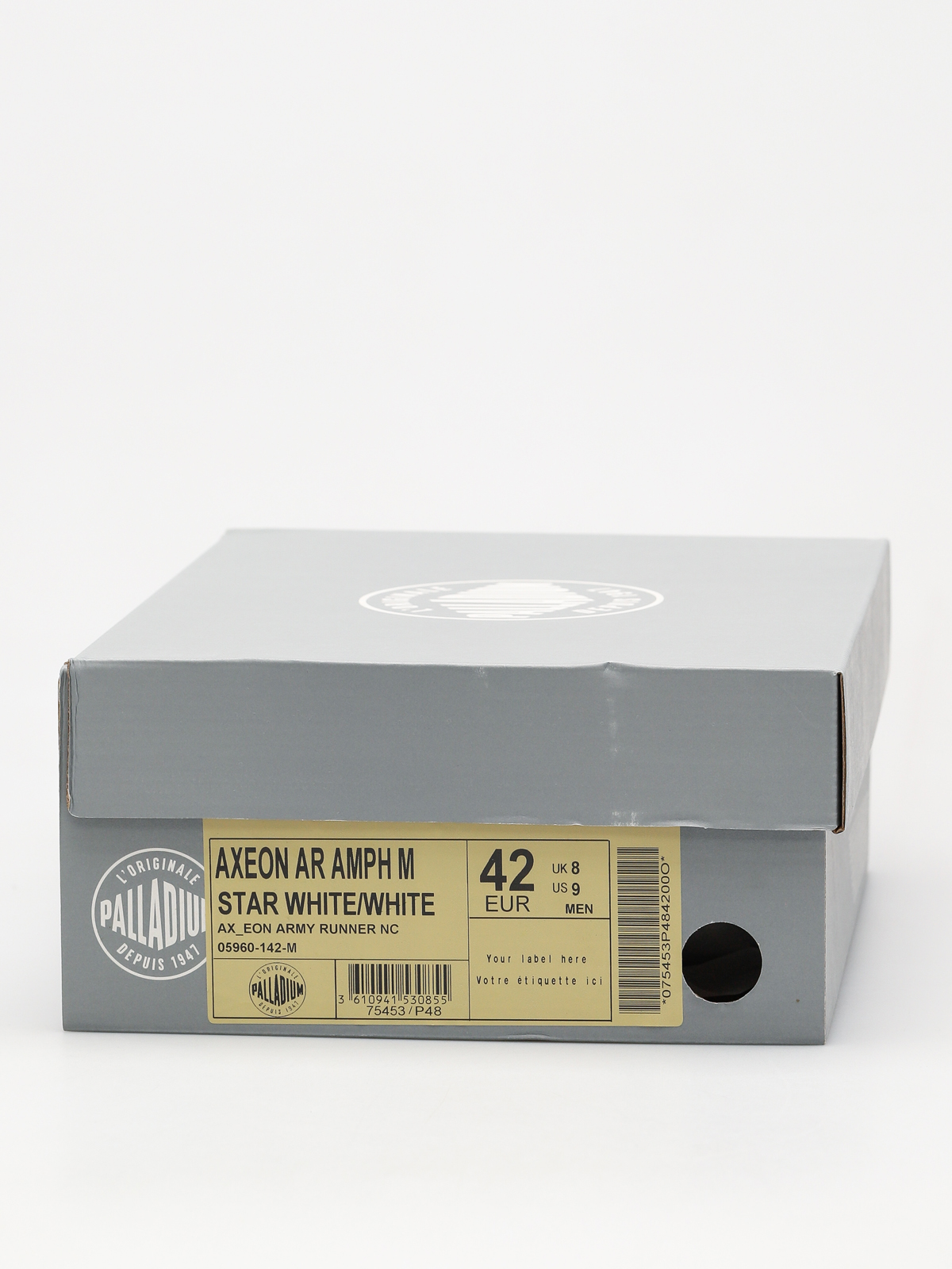 Palladium Shoes Ax_Eon Army Runner Amphibian (star white/white)