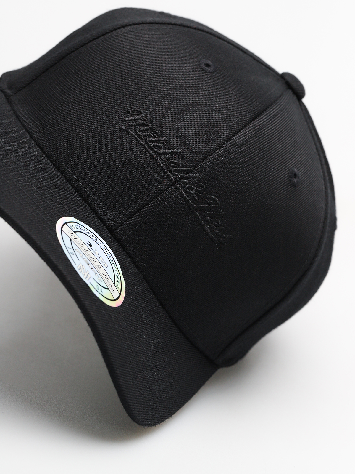 mitchell and ness cap black