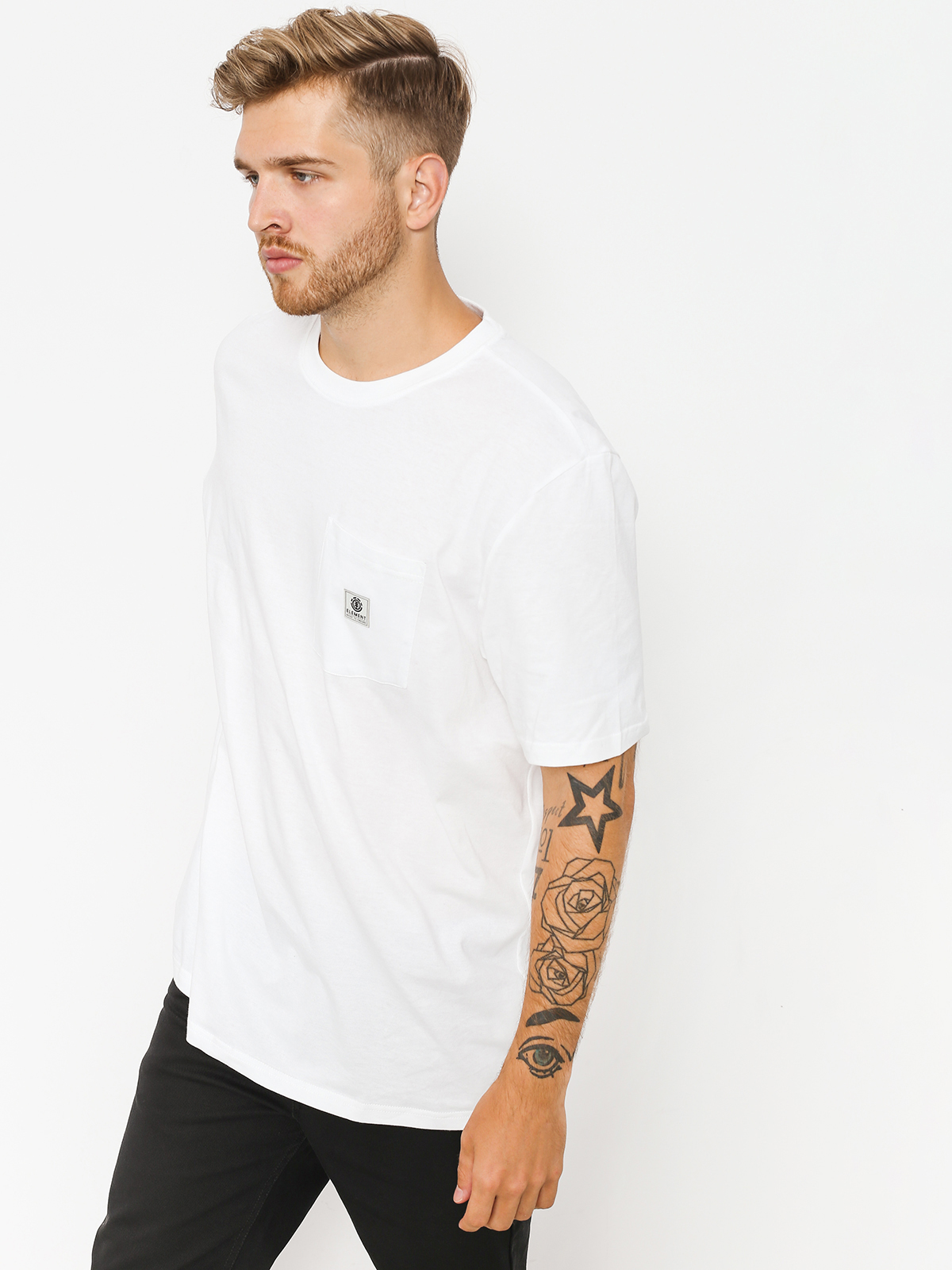 Element T-shirt Basic Pocket Label (optic white)