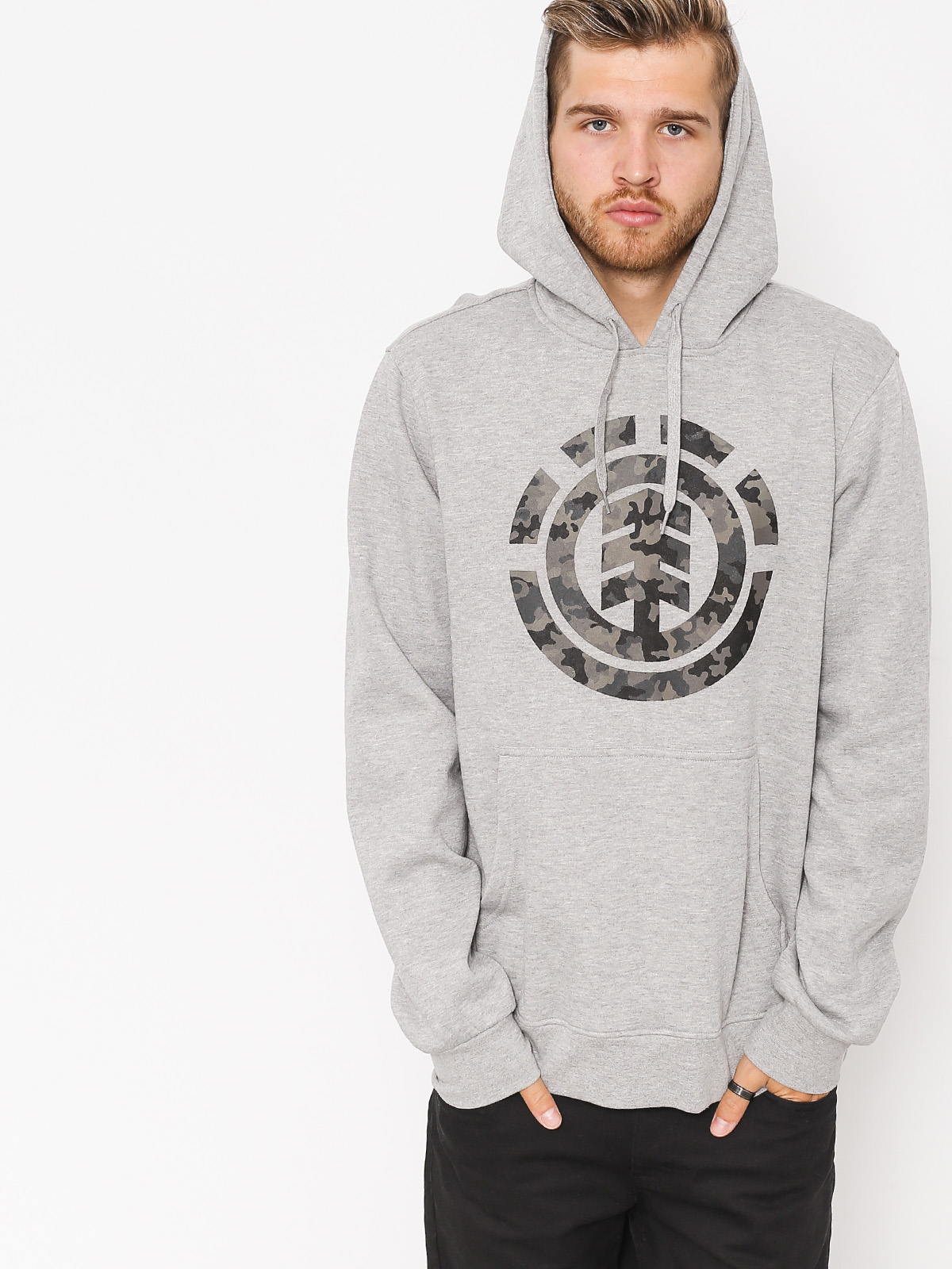 Element Hoodie Bark Logo HD (grey heather)