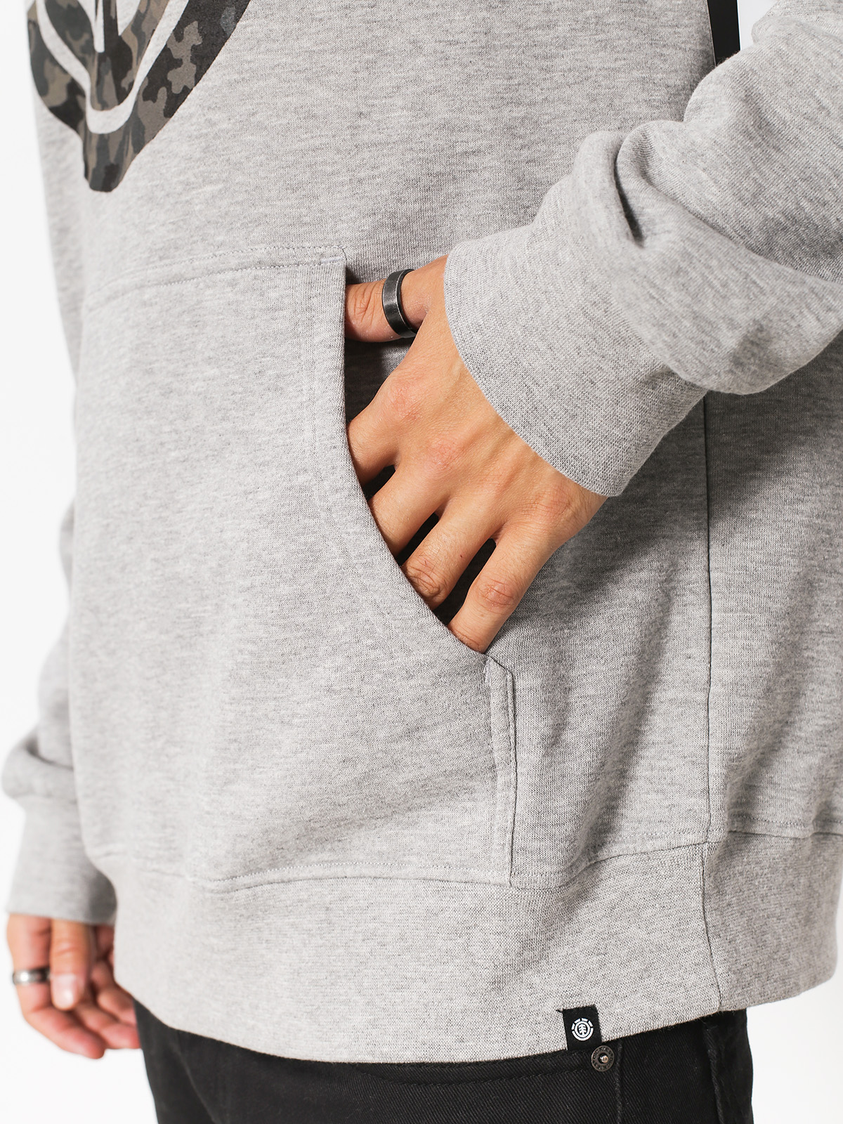 Element Hoodie Bark Logo HD (grey heather)