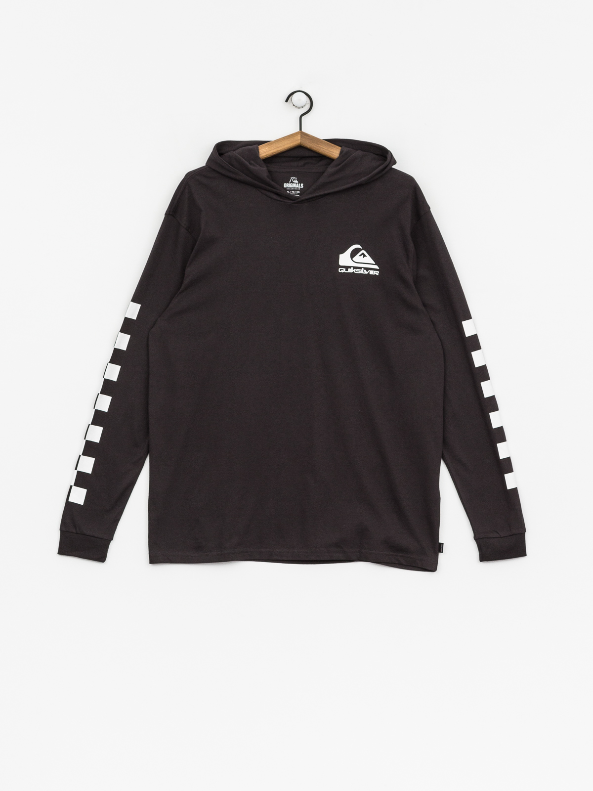 Quiksilver Longsleeve z kapturem Original Hood Iet (tarmac)
