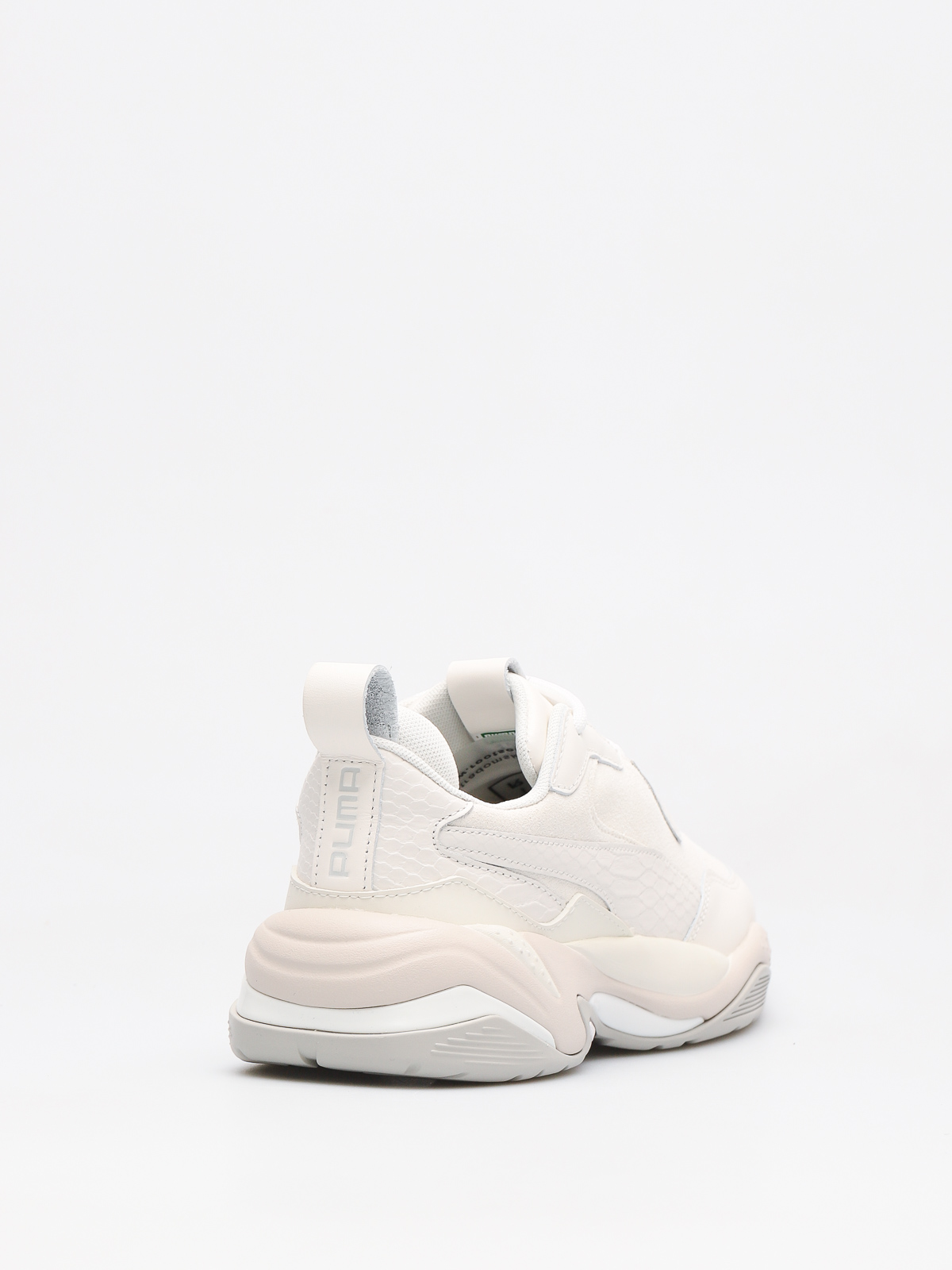 puma thunder desert trainers bright white star grey violet
