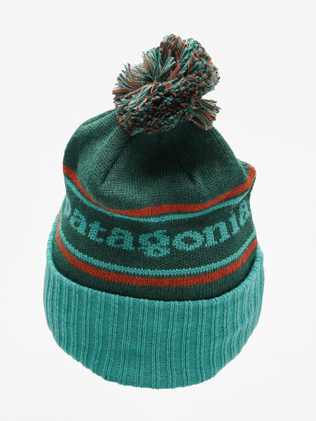 Patagonia Beanie Powder Town Beanie (park  stripe beryl green)
