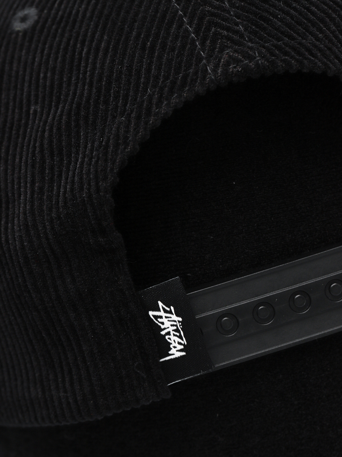 Stussy Cap Washed Cord HD (black)