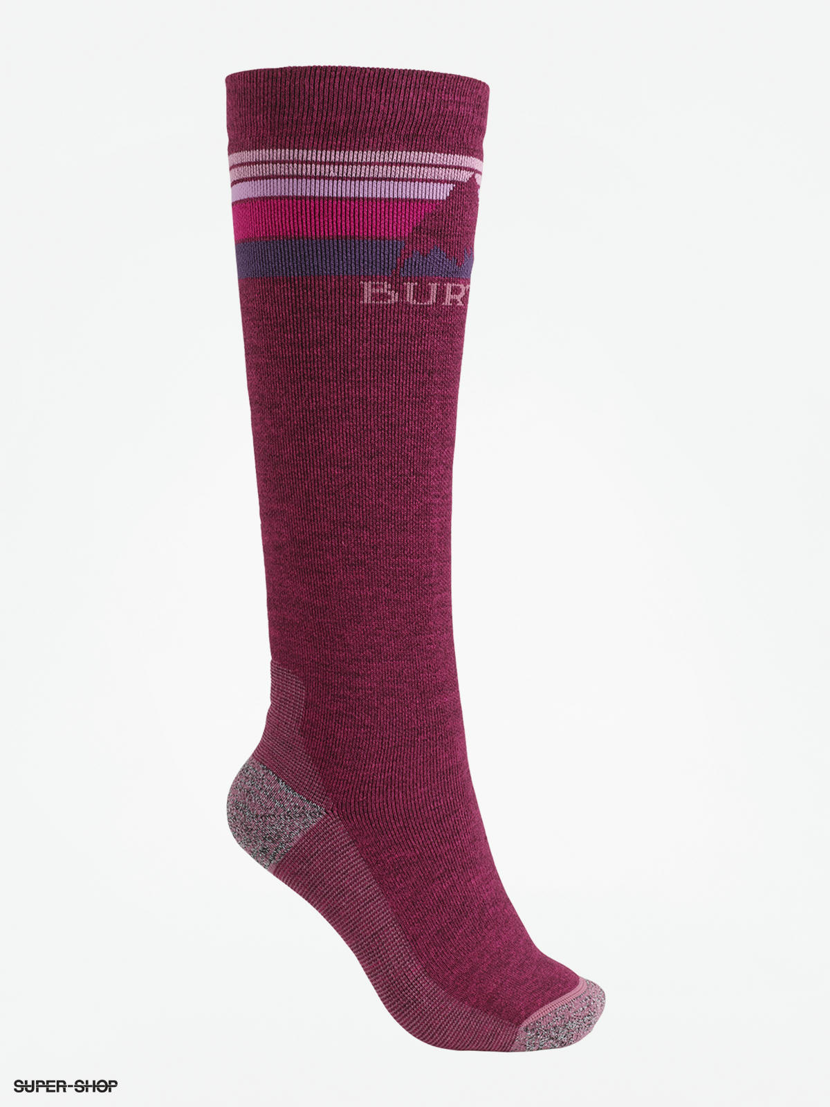 Burton Socks Emblem Midweight Wmn sangria