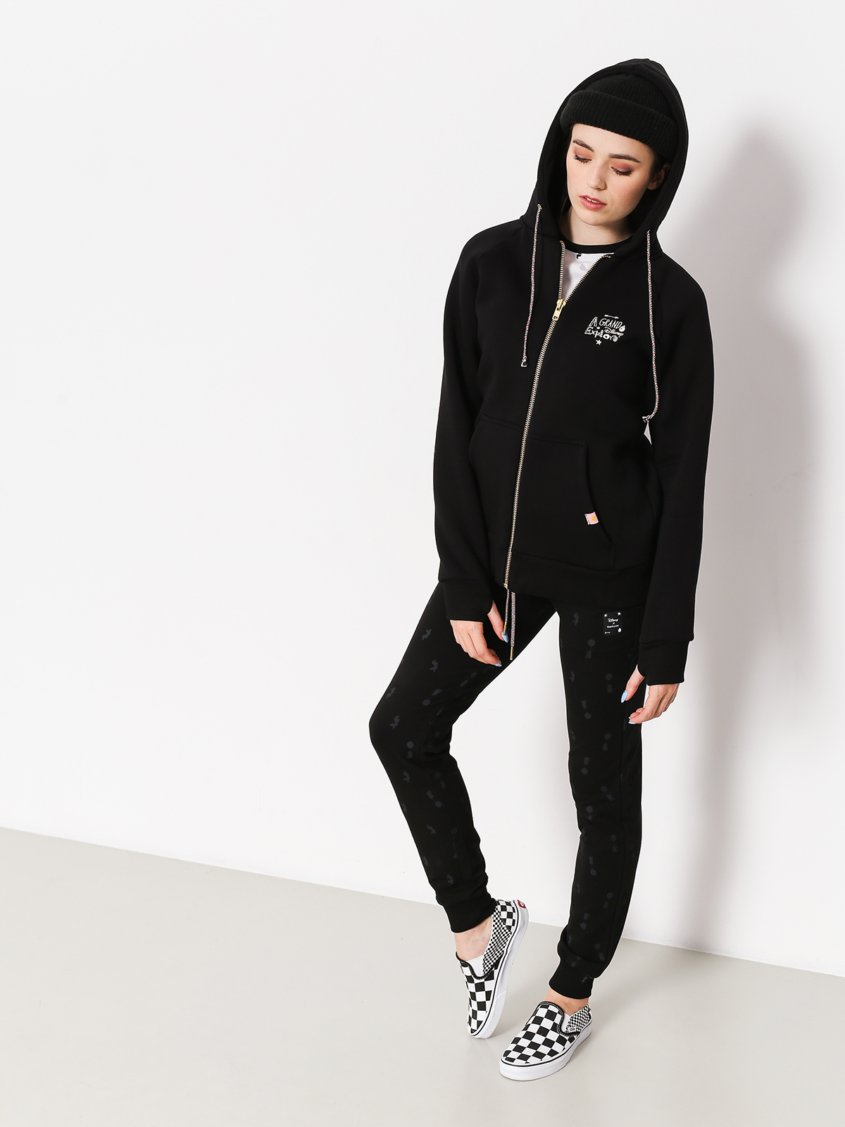 Femi Stories Pants x Disney Logi Wmn (blk)