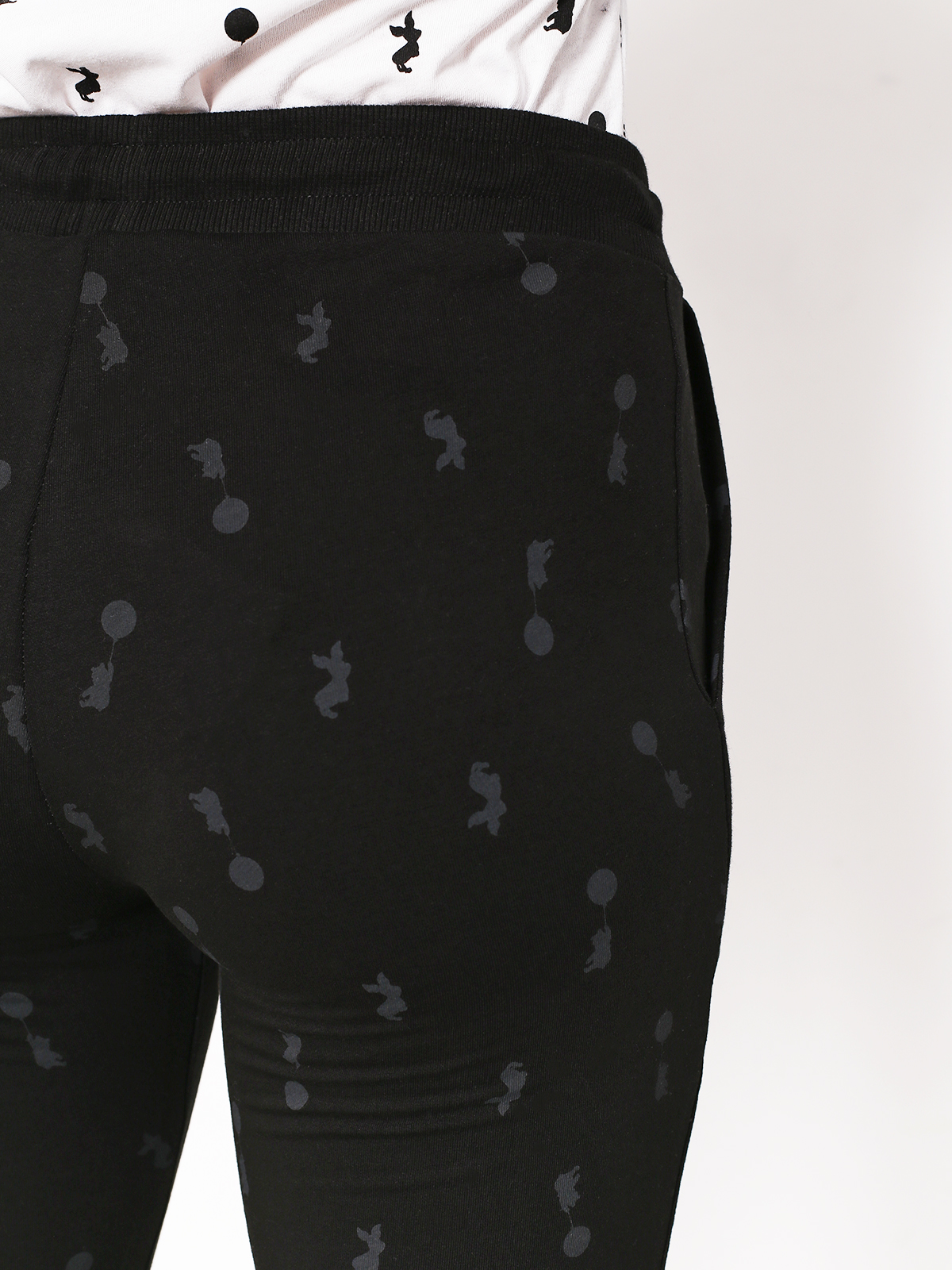 Femi Stories Pants x Disney Logi Wmn (blk)