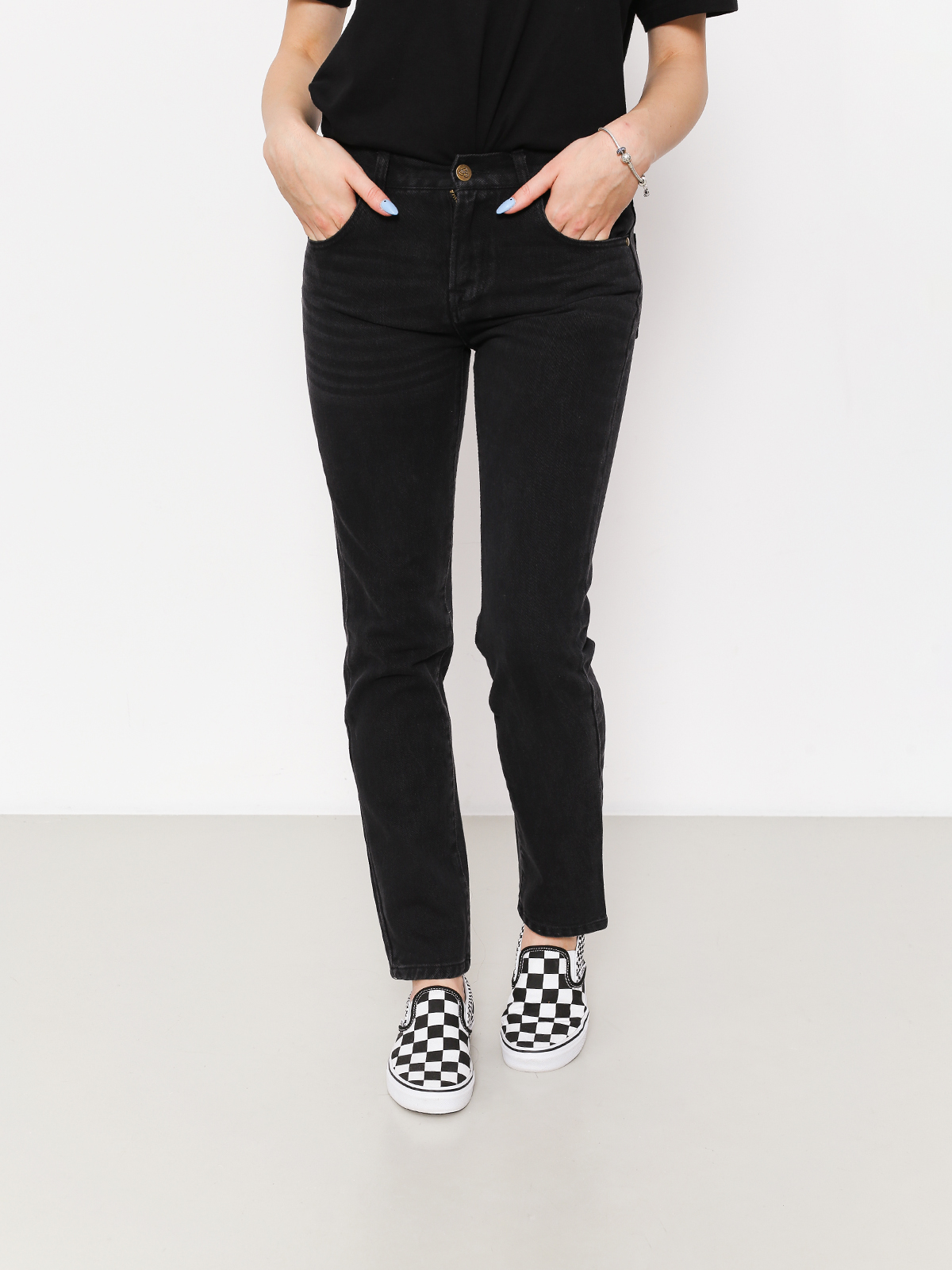 Femi Stories Pants x Disney Pado Wmn (wblk)