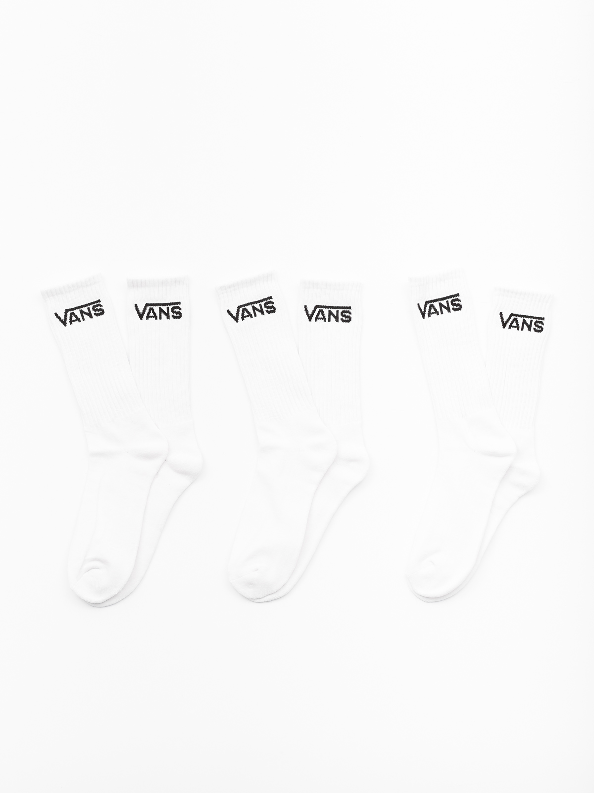 Vans long hotsell white socks