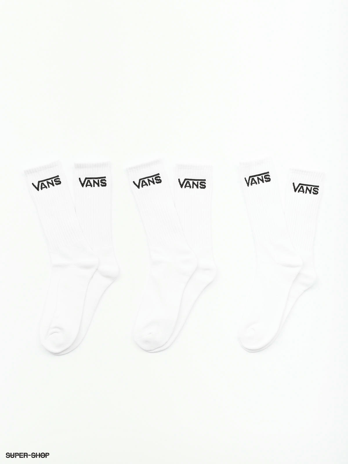 vans white socks