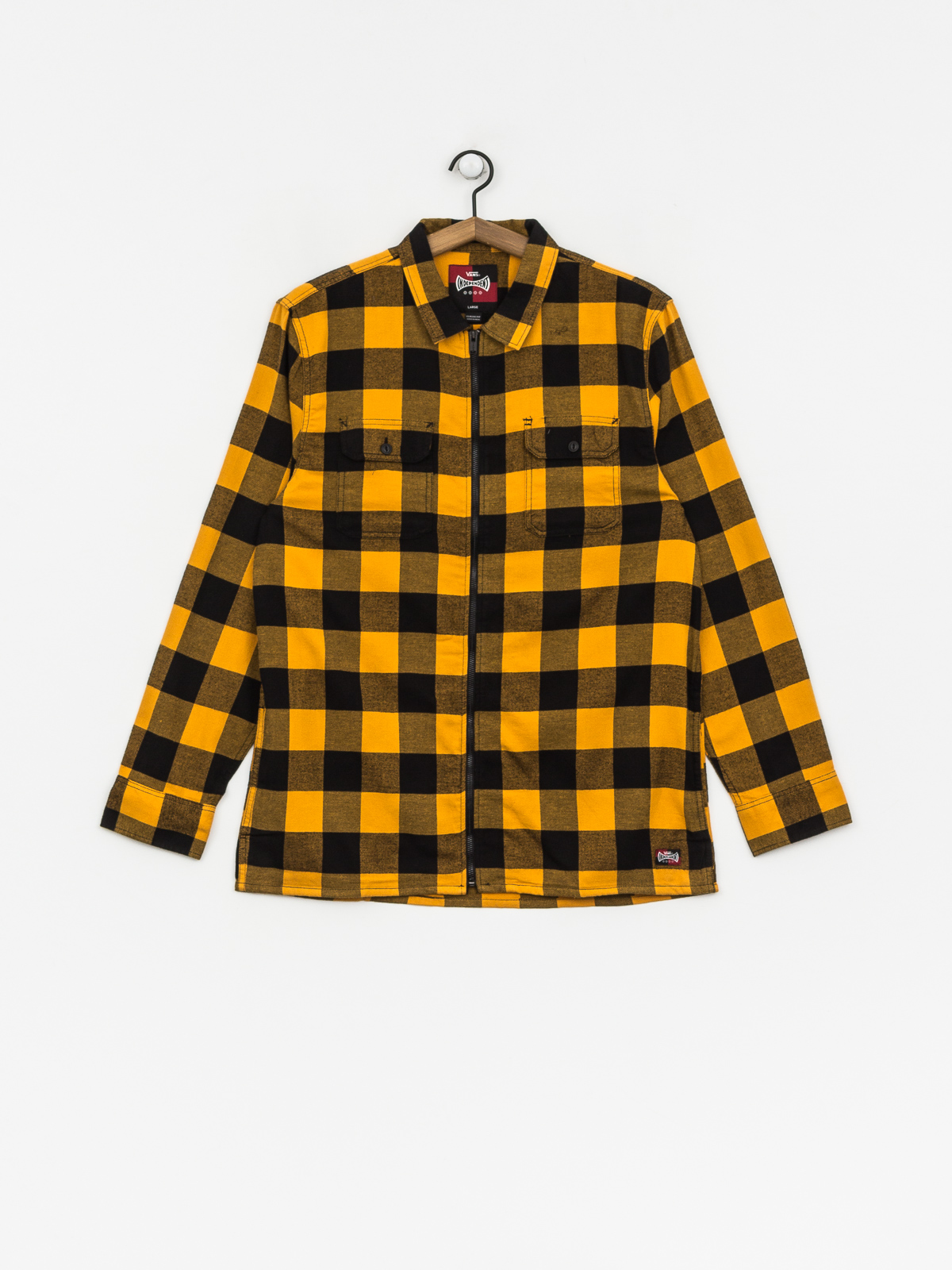Vans Shirt X Independent Zip Flannel (sunflower)