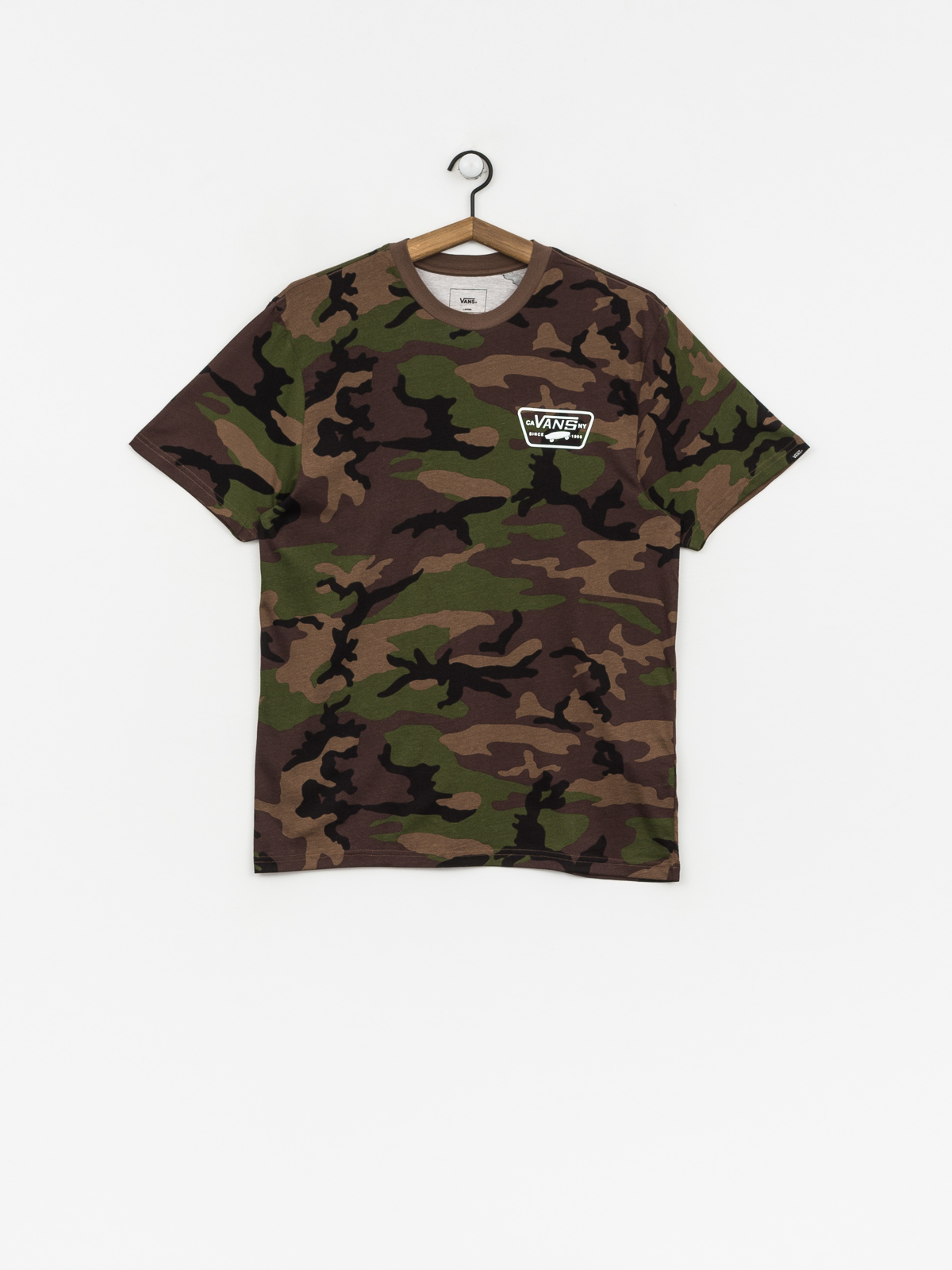 Vans T-shirt Full Patch Back (camo/white)