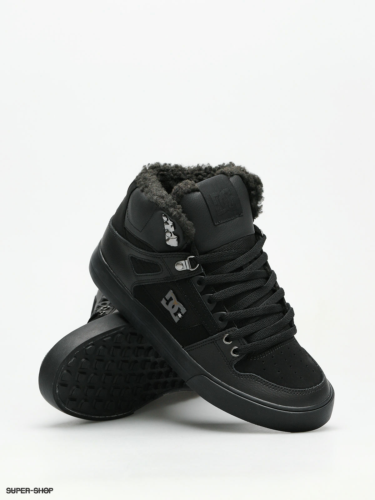 Black Black Black DC Shoes Pure High Top WC WNT