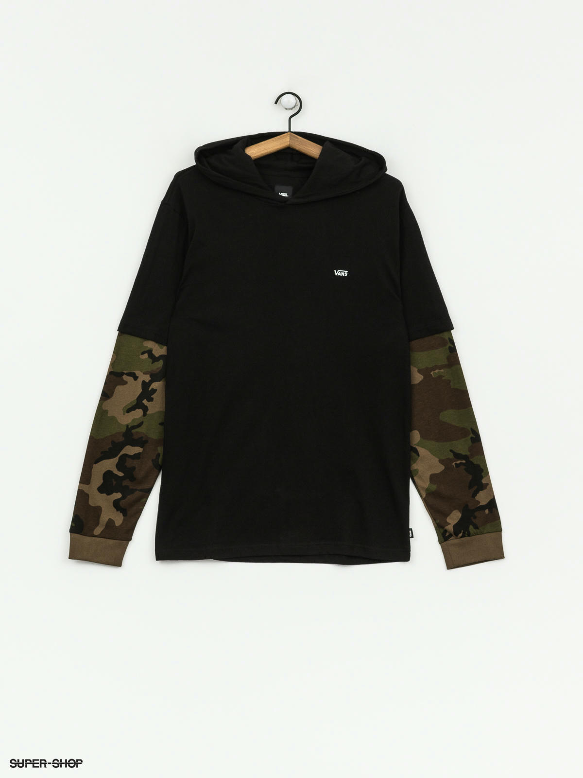 vans camo long sleeve