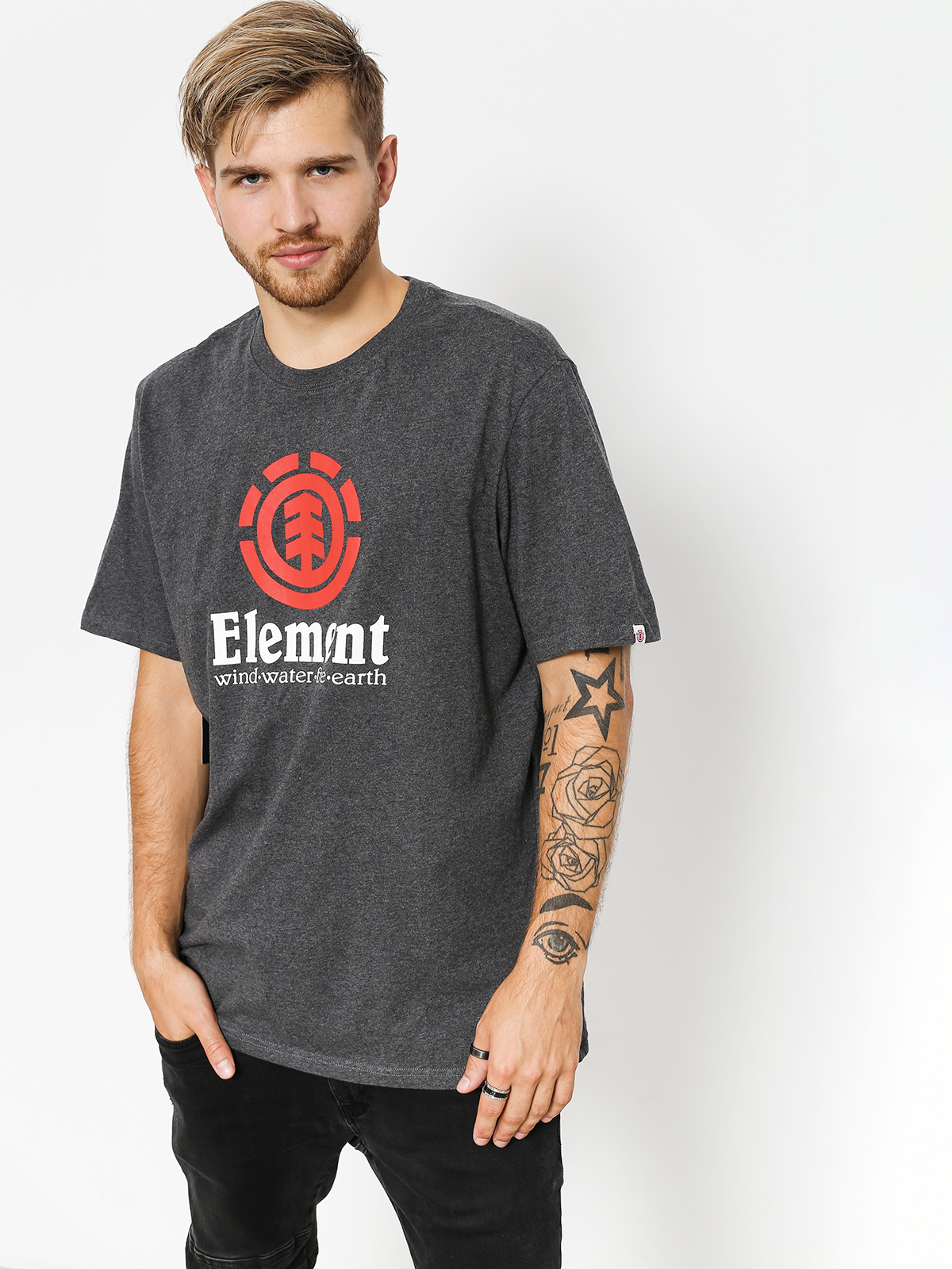 Element T-shirt Vertical (charcoal heather)