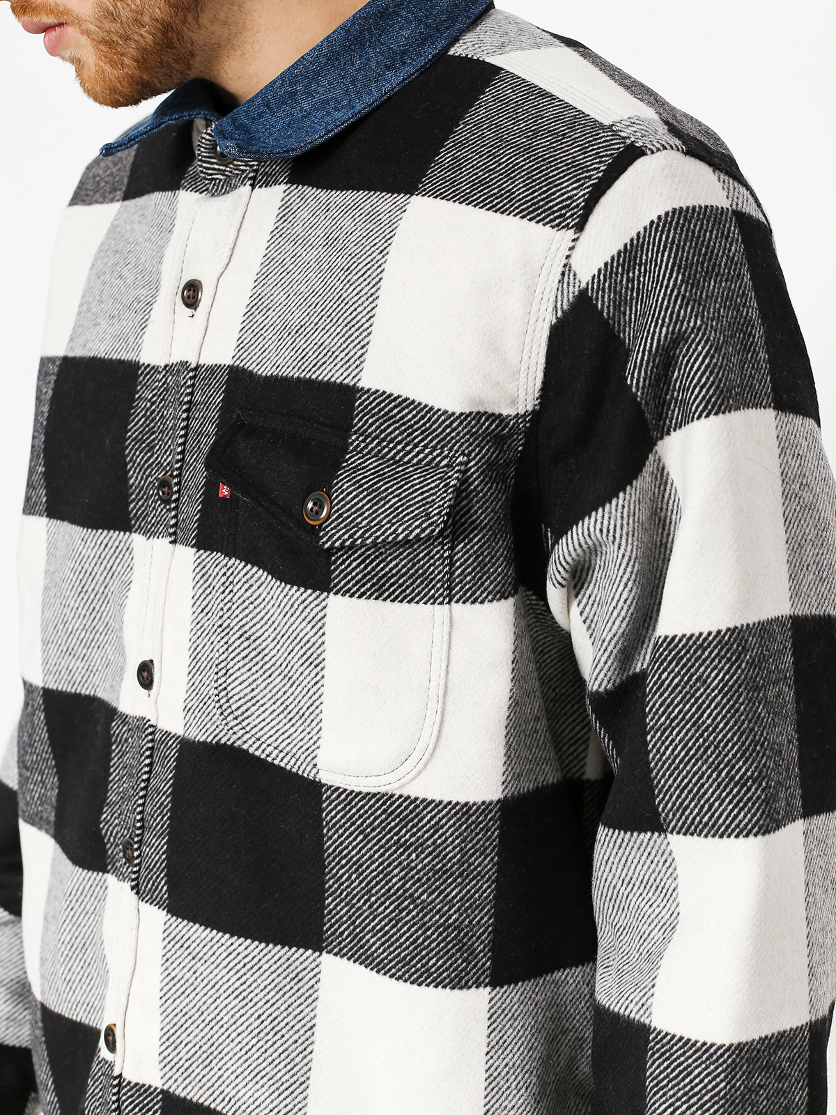 Levi's Shirt Quilted Mason (manatee bright white)