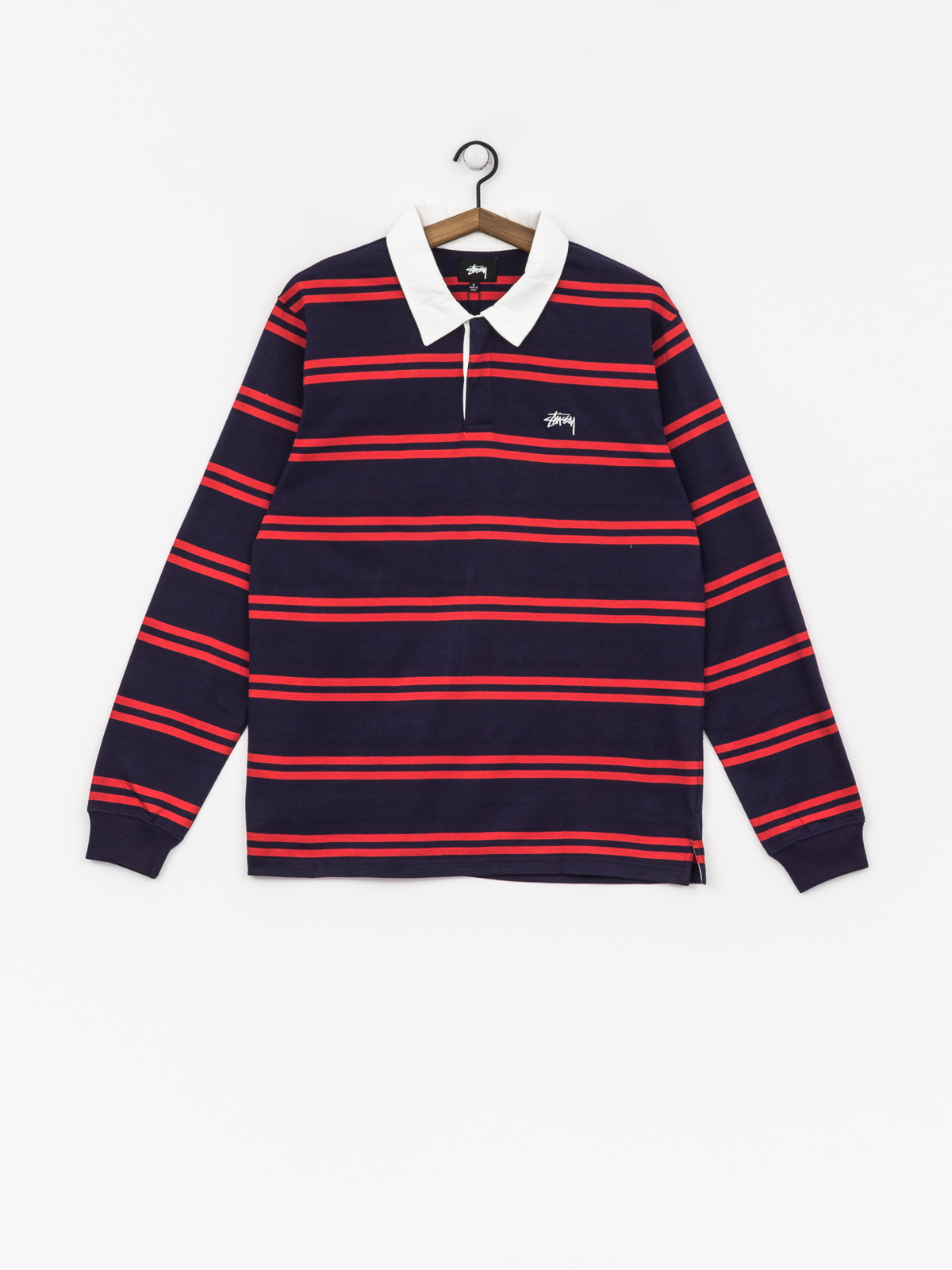 Stussy Longsleeve Desmond Stripe Rugby (navy)