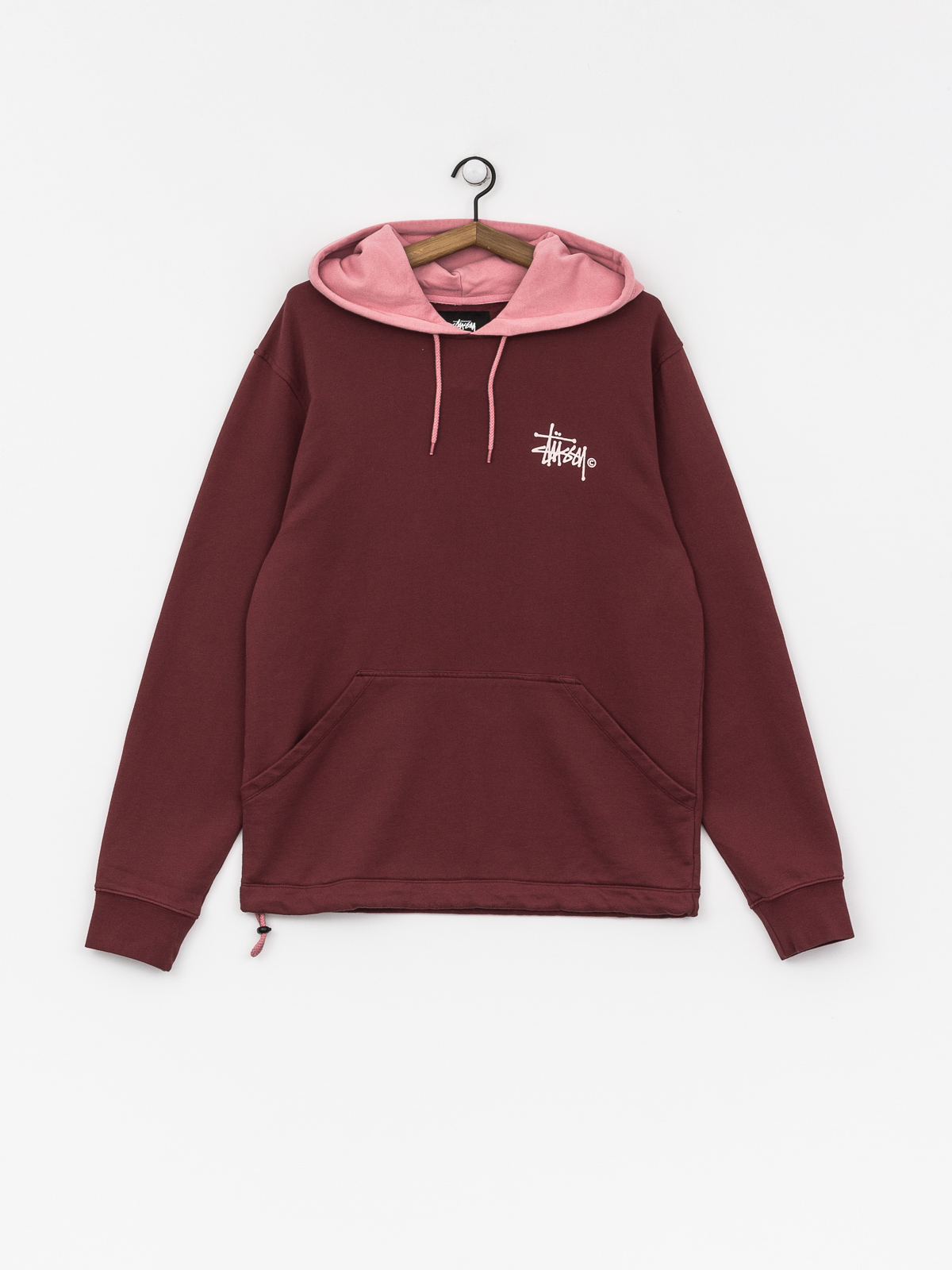 Stussy Hoody Two Tone HD (burgundy)