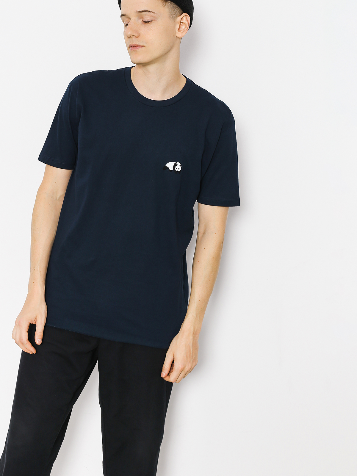 Enjoi T-shirt Small Panda Logo (navy)