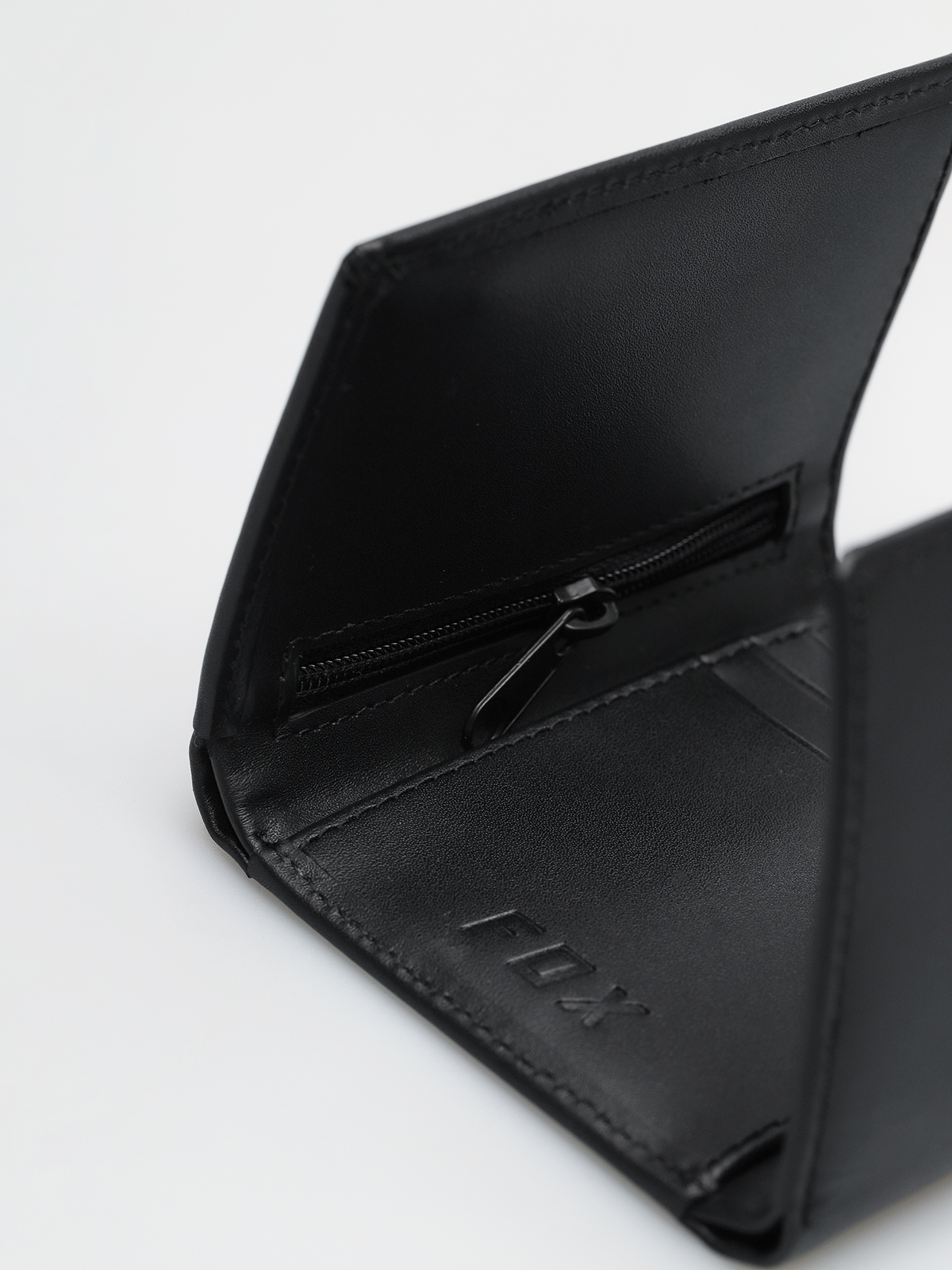 Fox Wallet Trifold Leather (blk)