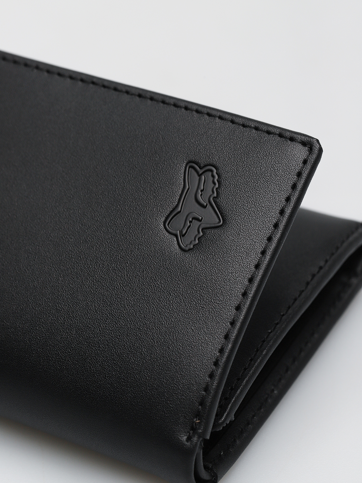 Fox Wallet Trifold Leather (blk)