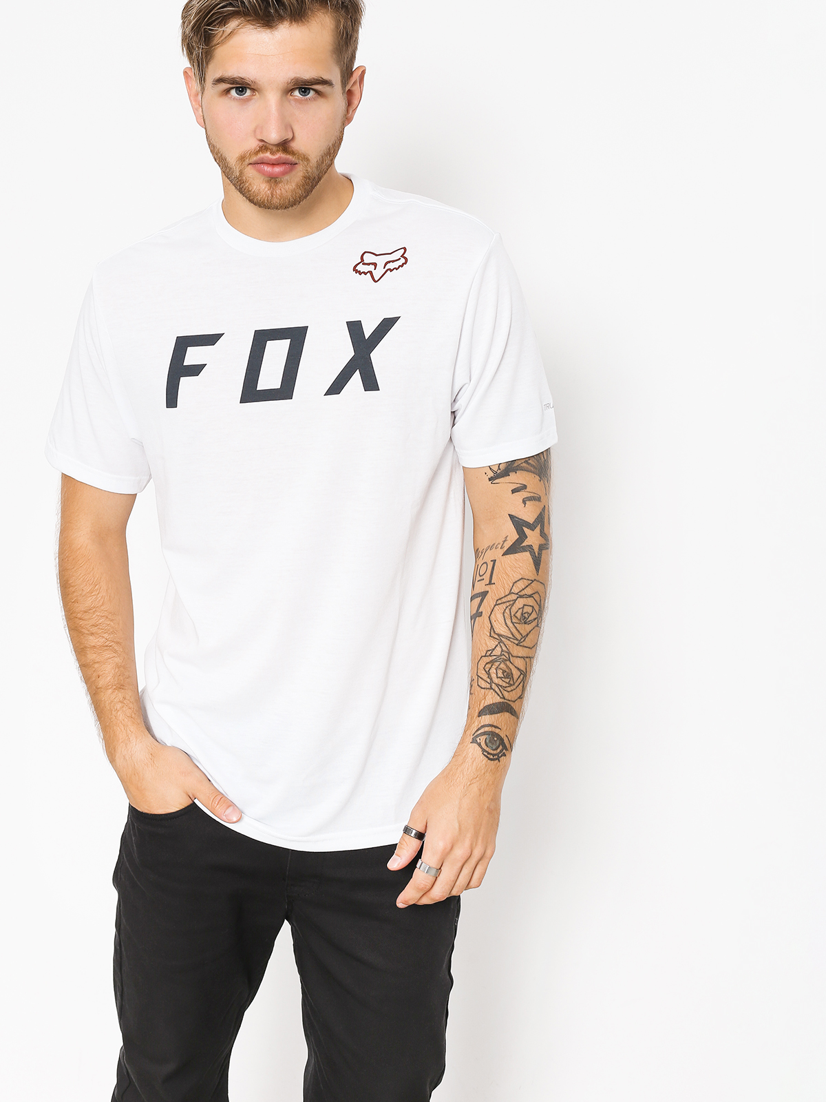 Fox T-shirt Grizzled (opt wht)