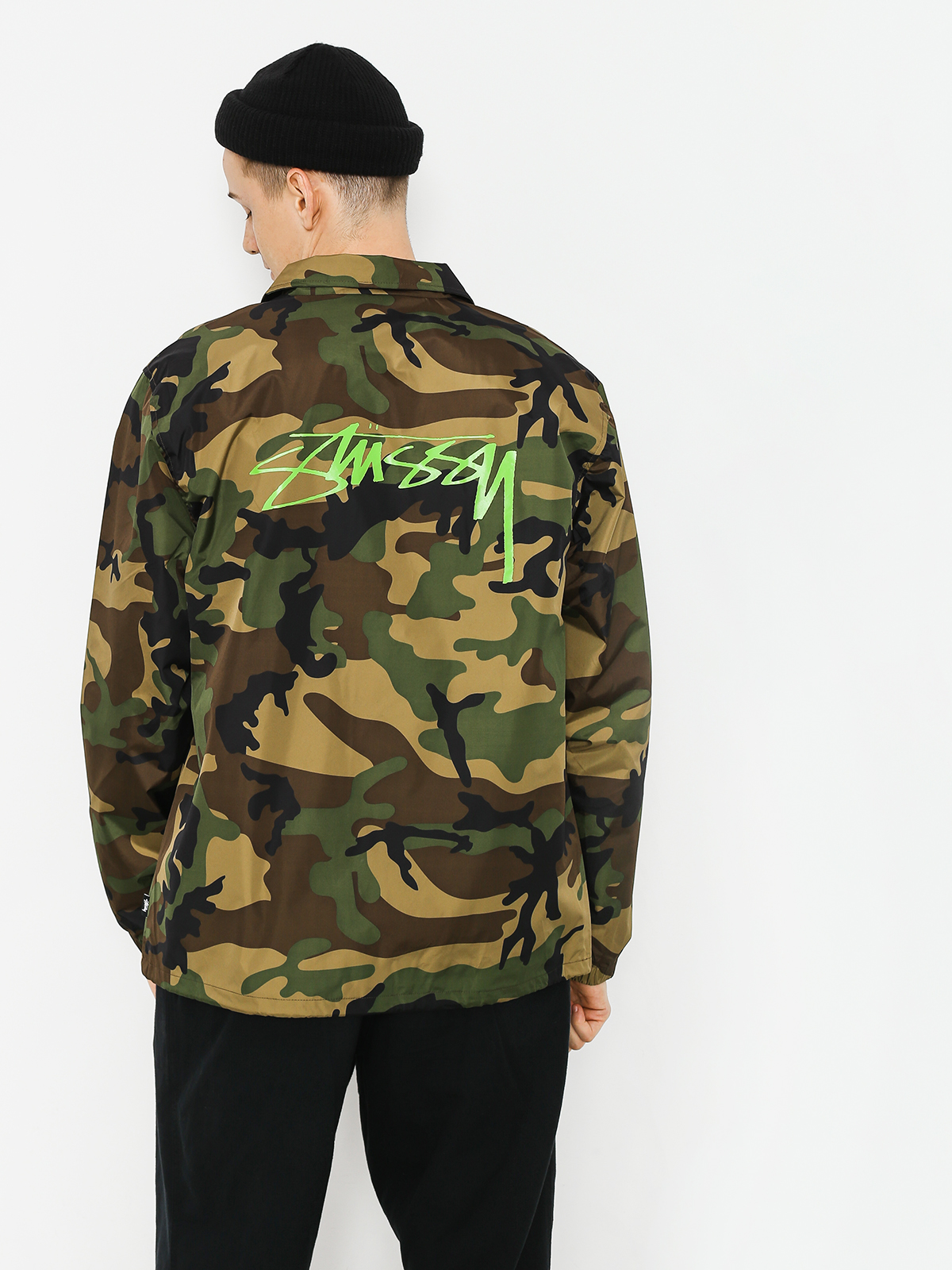 coach camo jacket