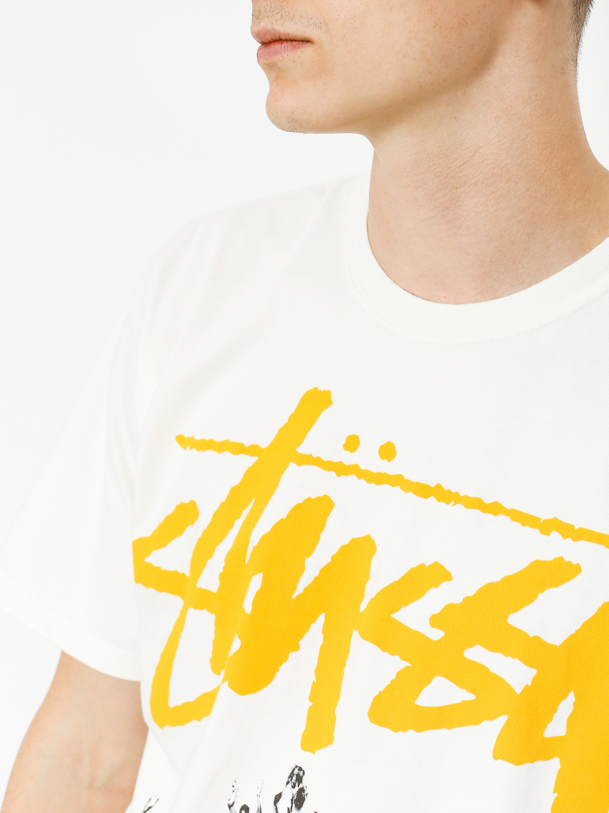 Stussy T-Shirt Beach Mob Pig Dyed (natural/yellow)