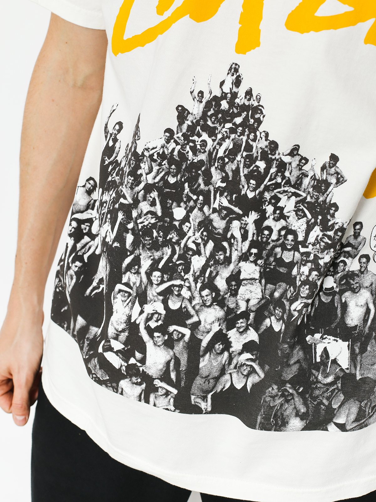 Stussy T-shirt Beach Mob Pig Dyed (natural/yellow)