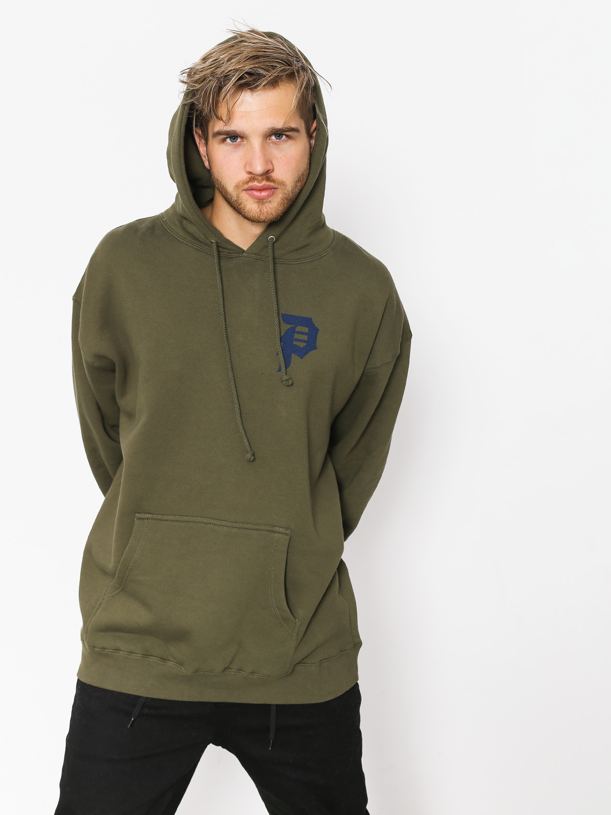 Primitive Hoodie Dirty P HD green military green