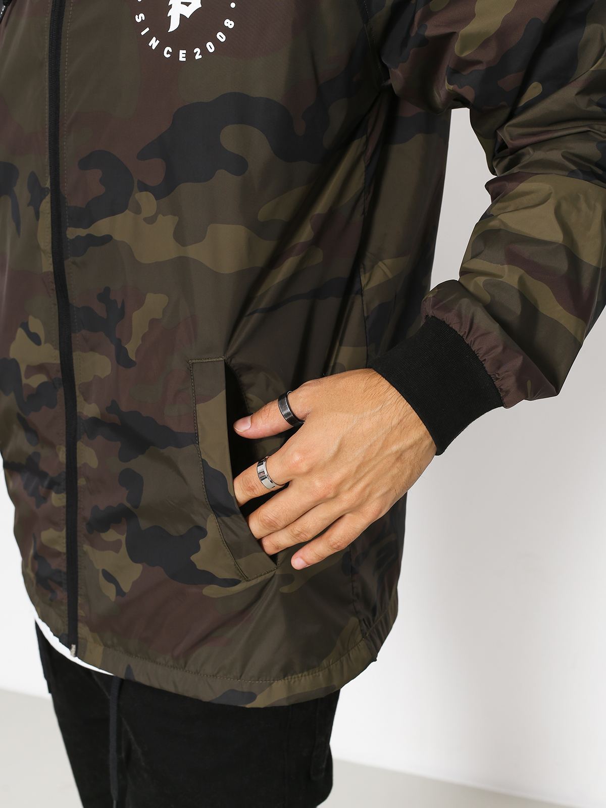 primitive camo windbreaker