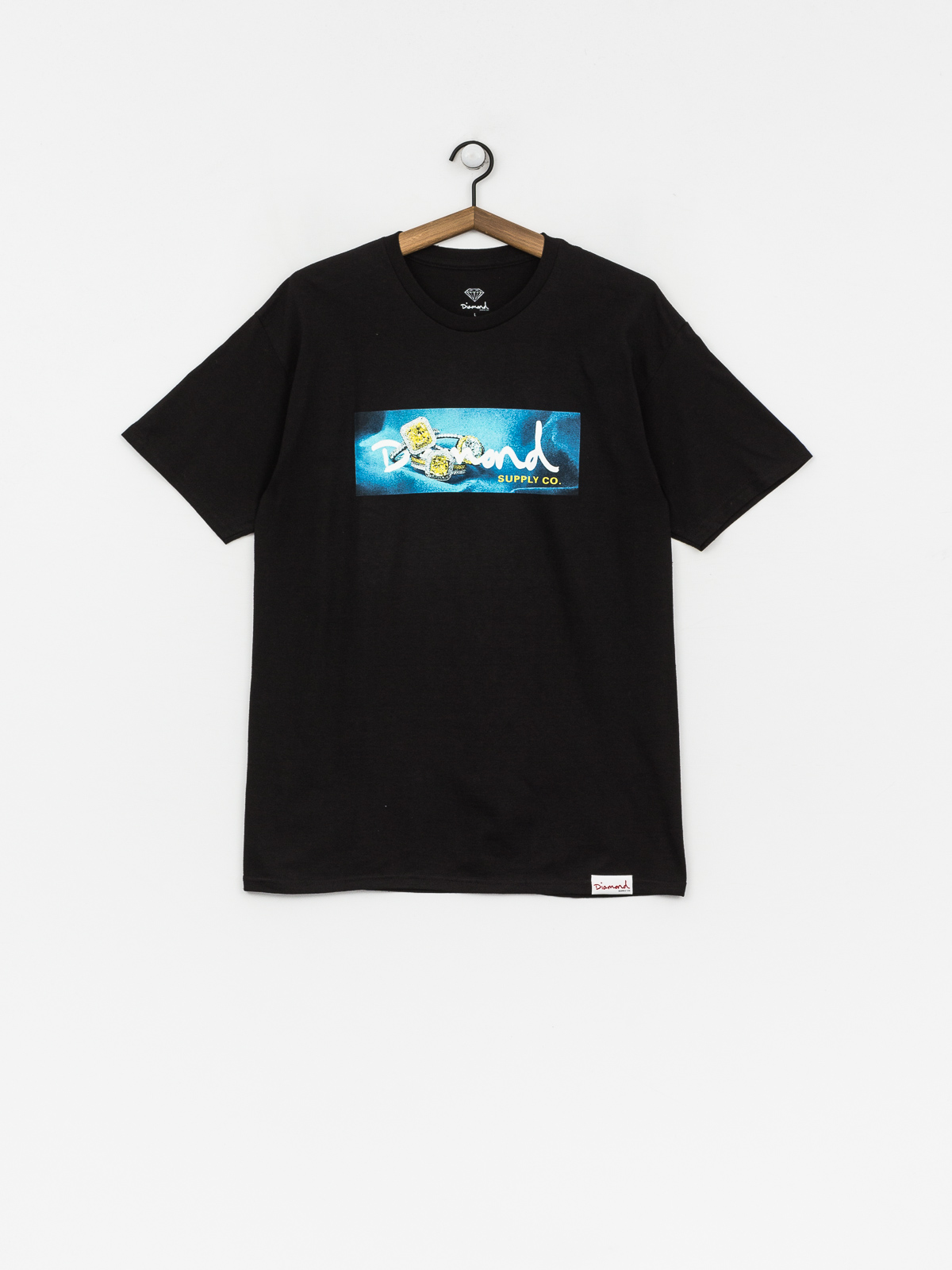 Diamond Supply Co. T-shirt Citrine Box Logo (black)