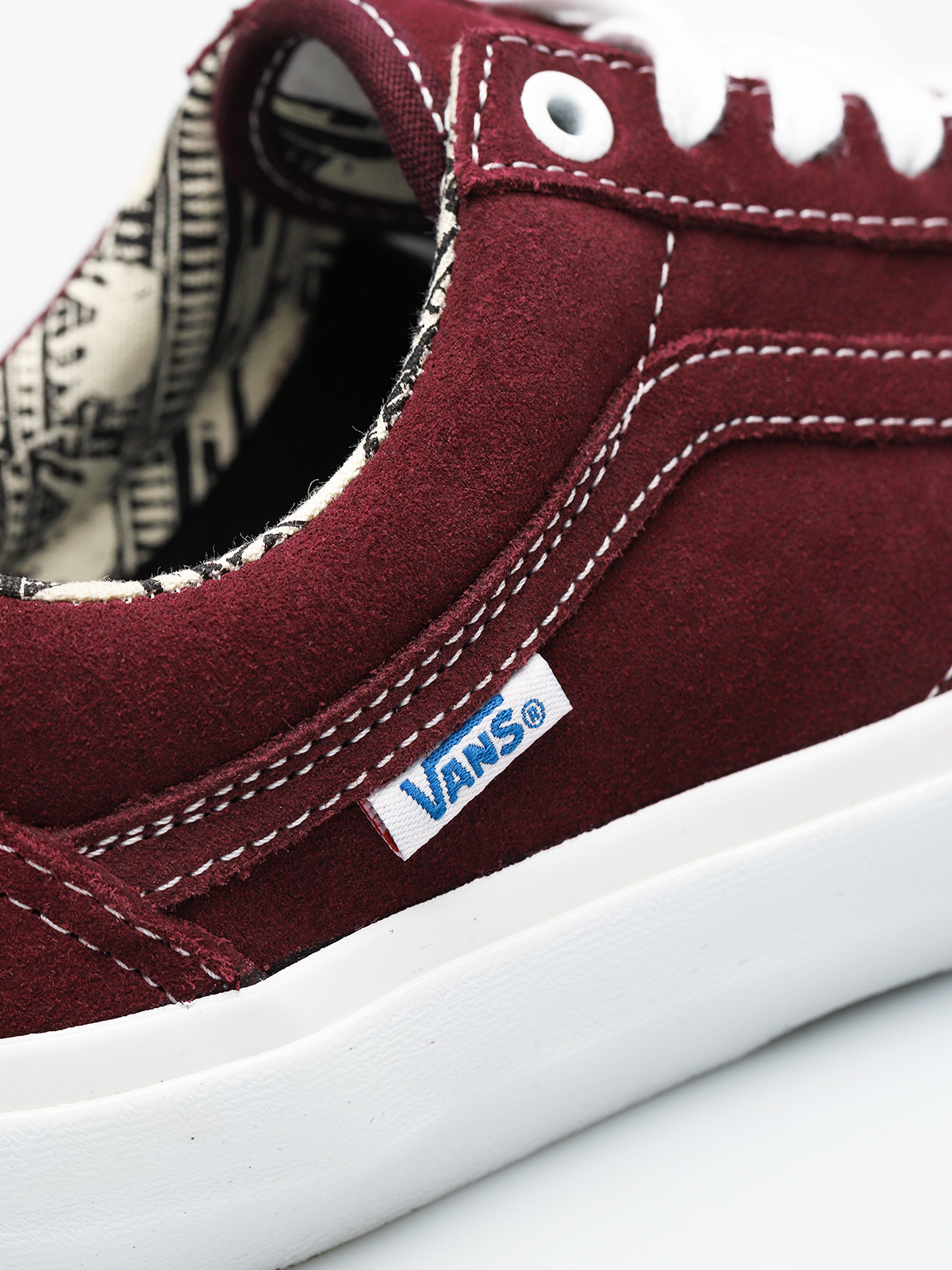 Vans Shoes Old Skool Pro (ray barbee og burgundy)
