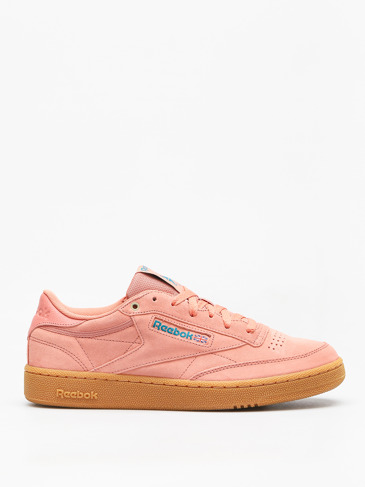 Reebok Shoes Club C 85 Mu (mc dirty apricot/teal/gum)
