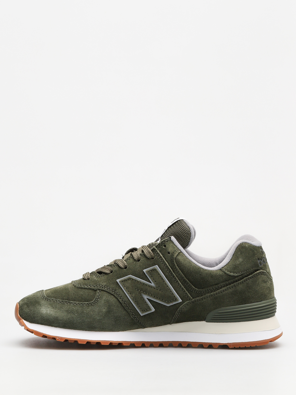 new balance 574 dark covert green