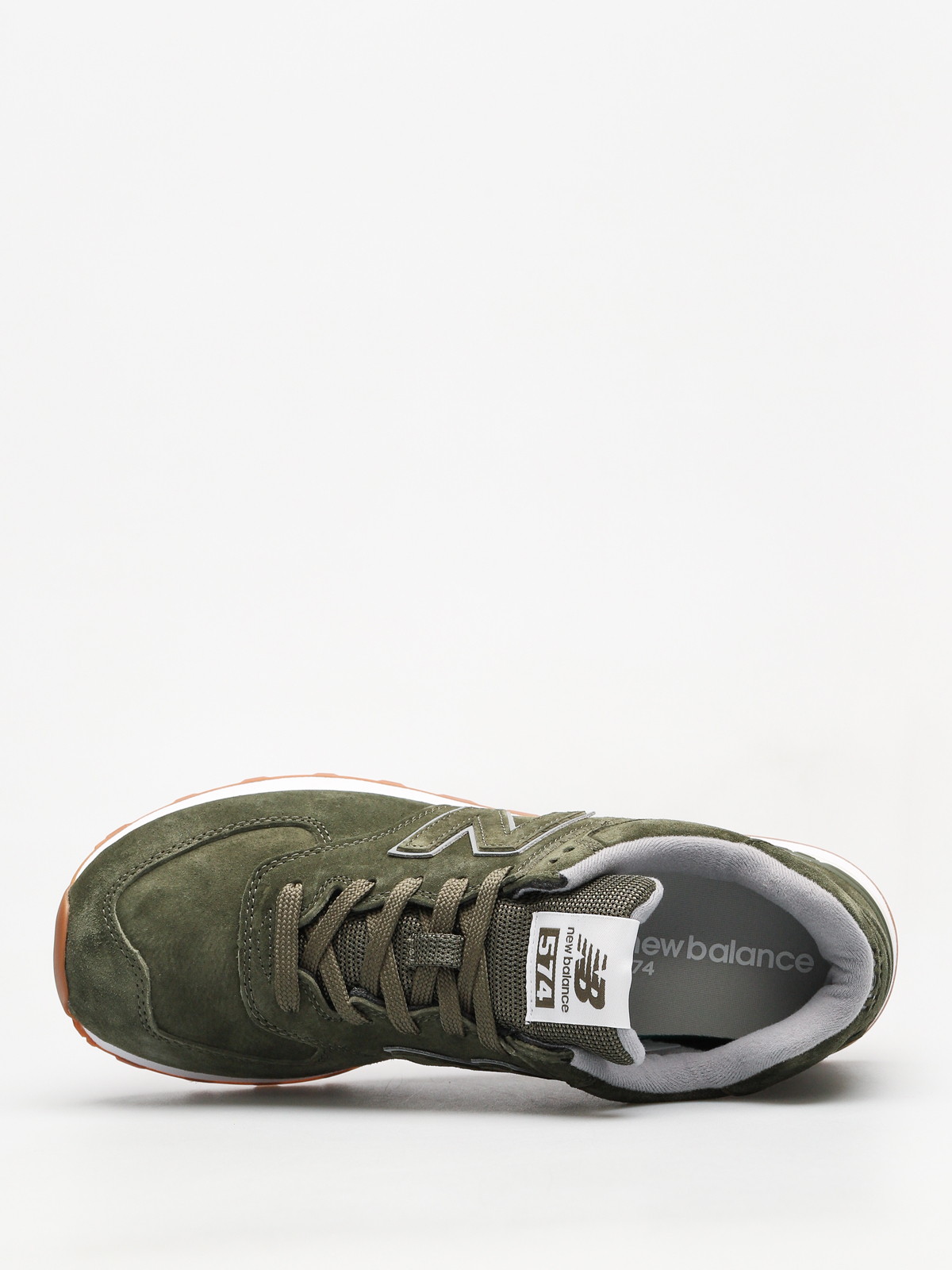 New Balance Shoes 574 (dark covert green)
