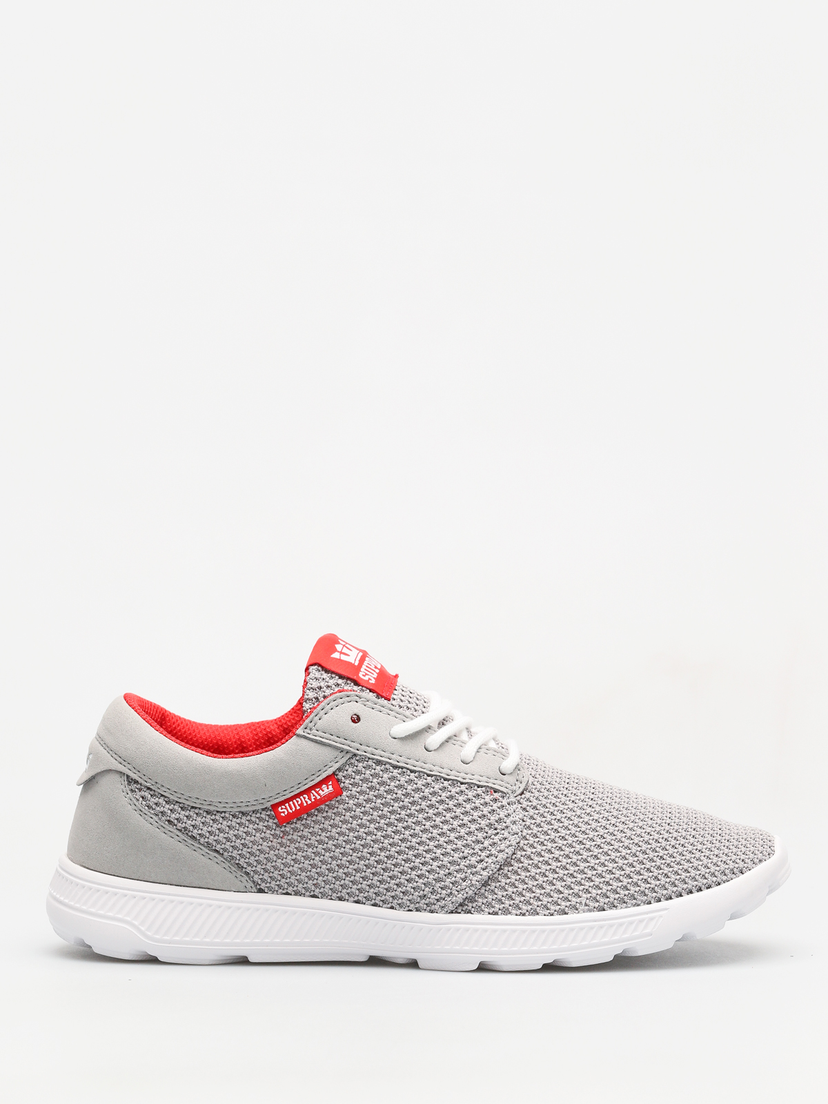 Supra Shoes Hammer Run (lt grey/risk red white)