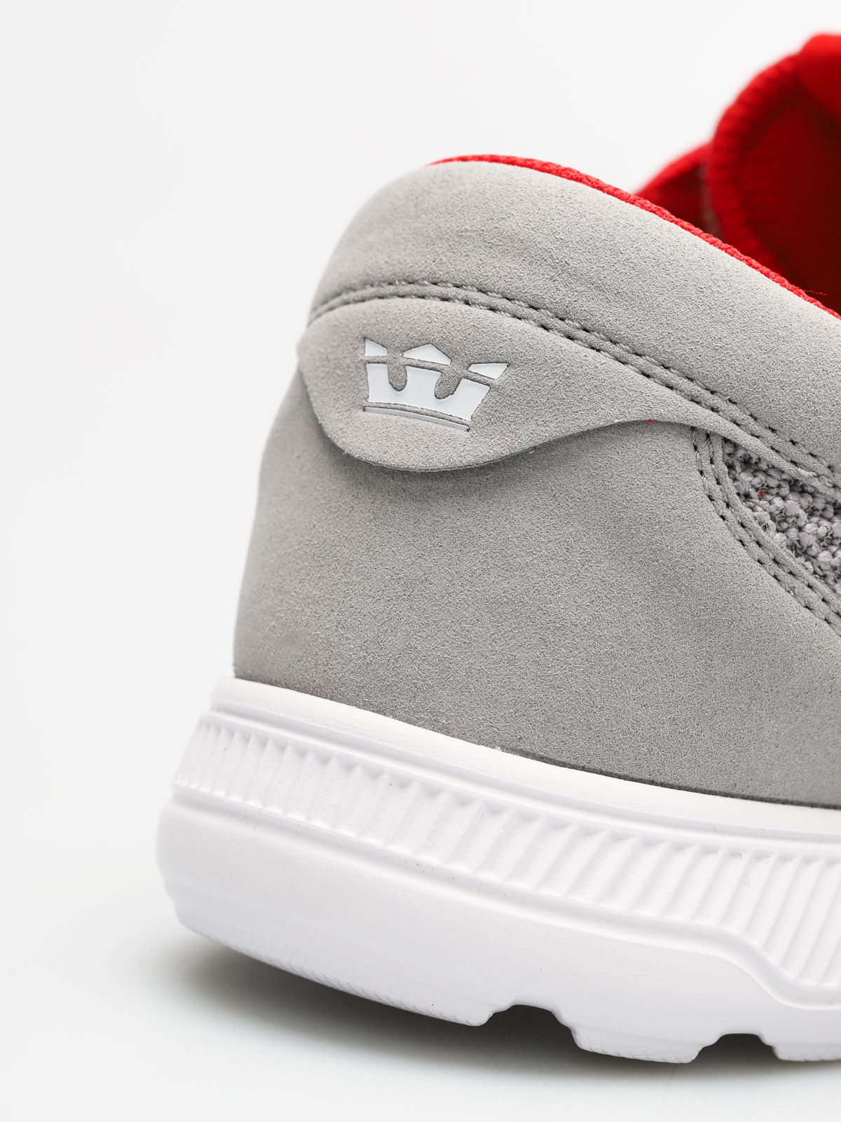 Supra Shoes Hammer Run (lt grey/risk red white)
