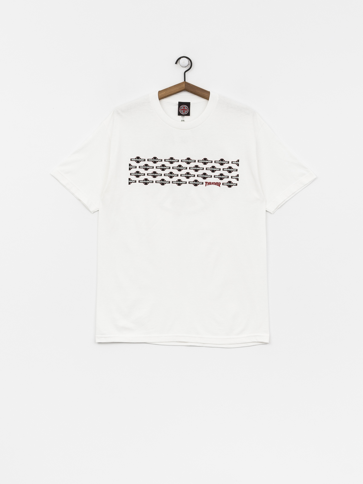 Independent x Thrasher T-Shirt Pentagram Cross (white)