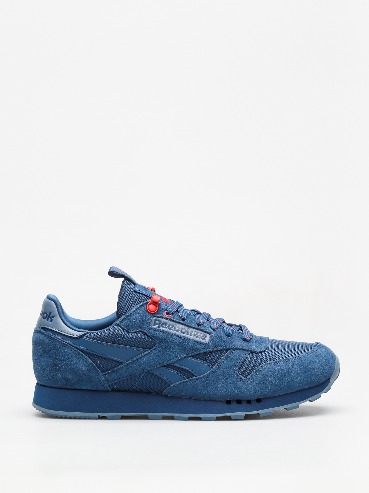 Reebok Shoes Cl Leather Explore - blue (bunker blue/blue slate/primal red)