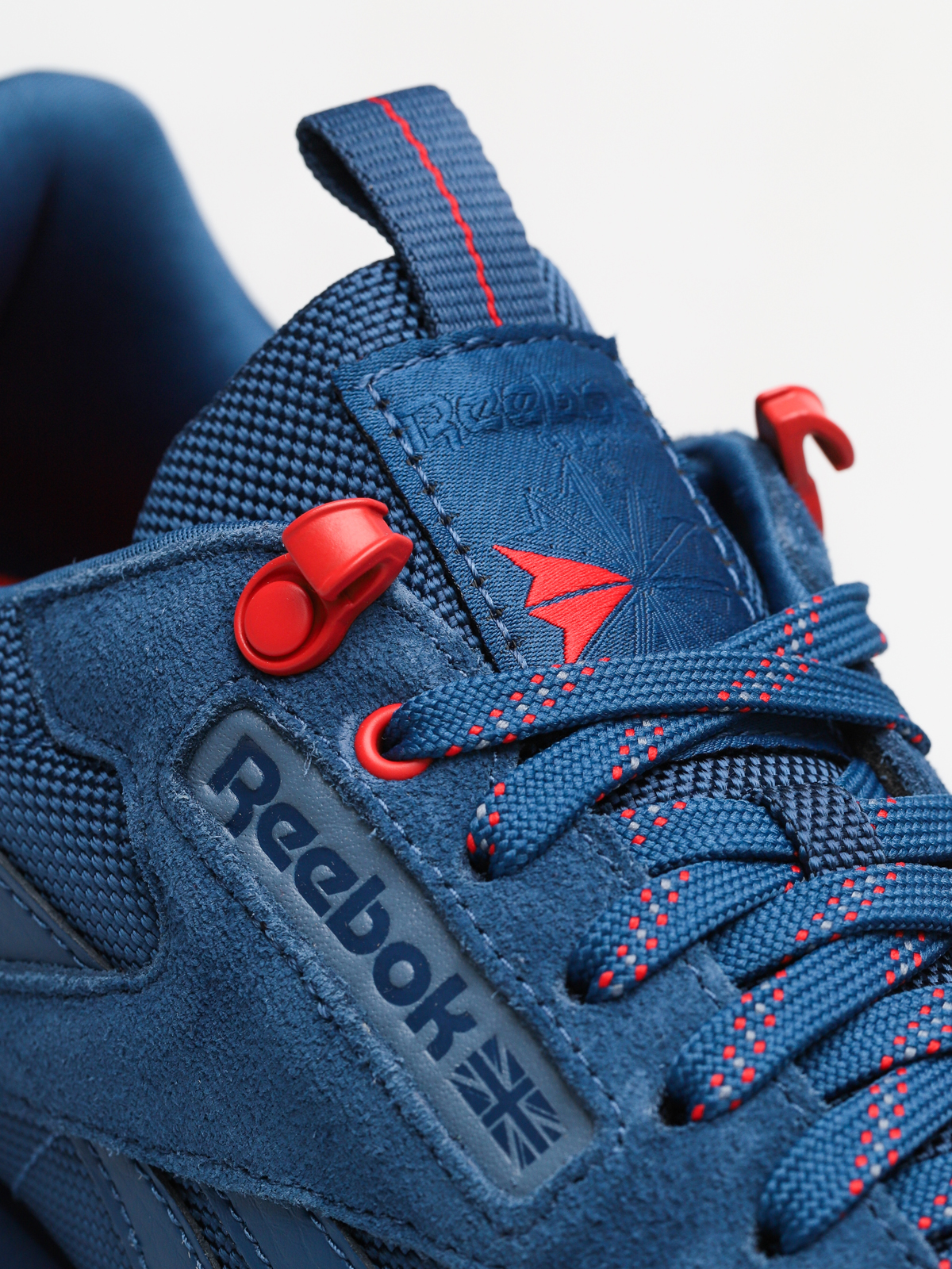 Reebok Shoes Cl Leather Explore (bunker blue/blue slate/primal red)