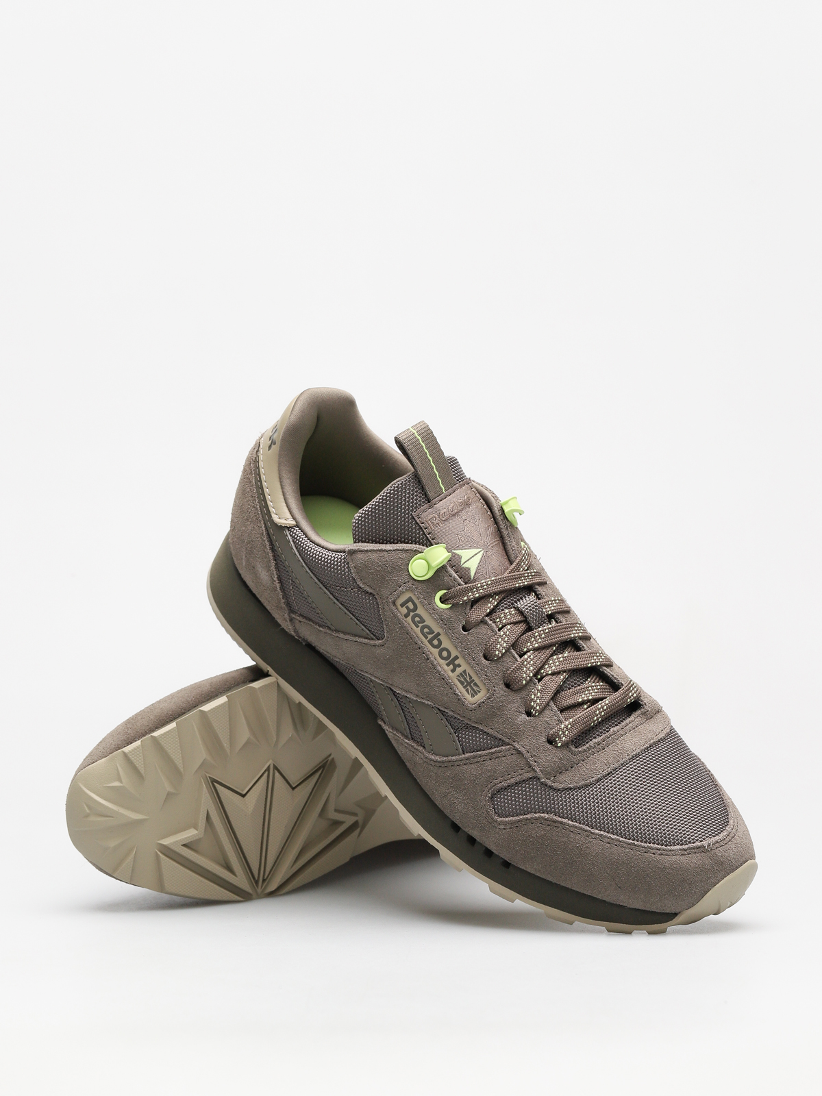 Reebok Shoes Cl Leather Explore (terrain grey/super neutral/lemon zest)